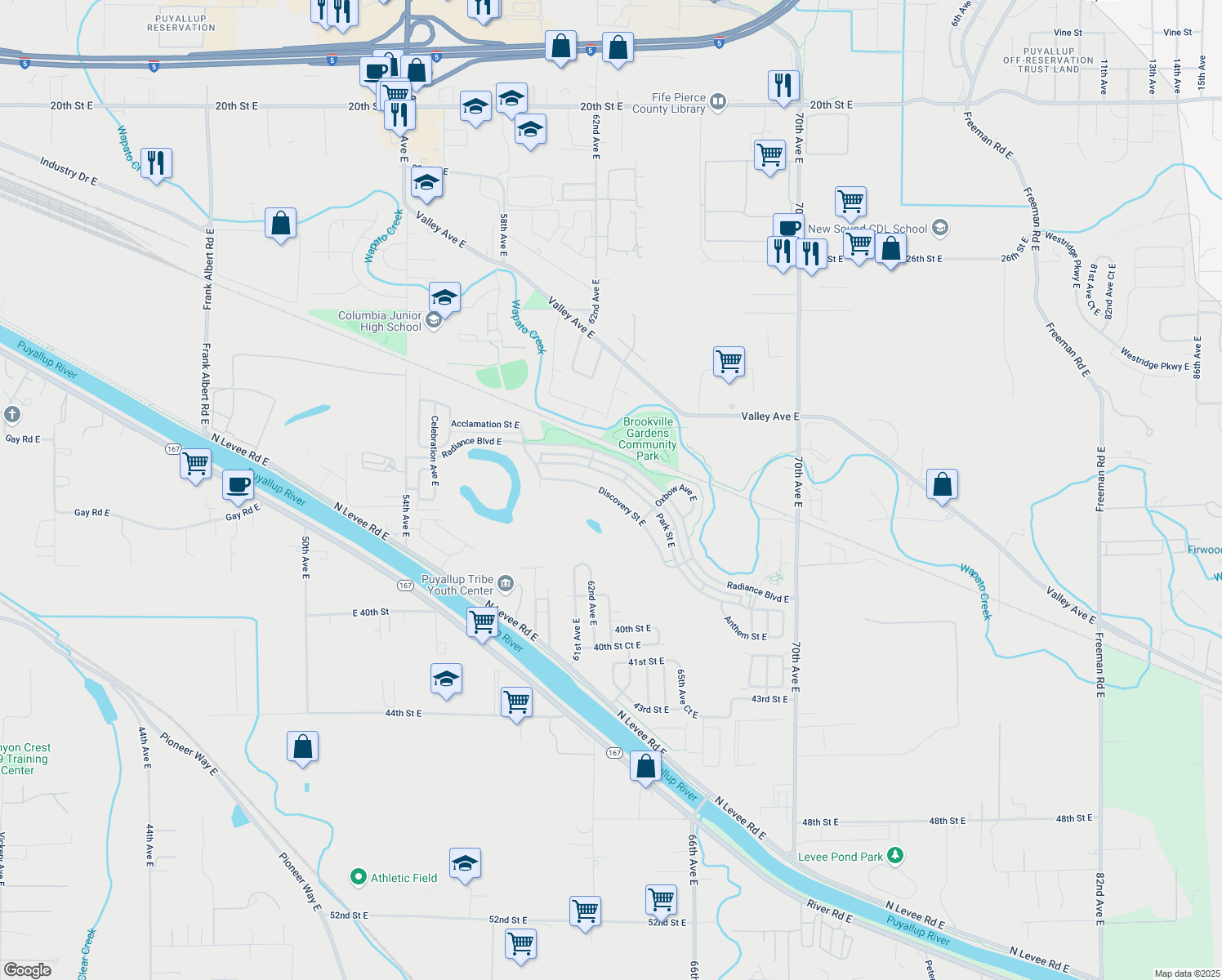 6241 Discovery Street East, Fife WA Walk Score