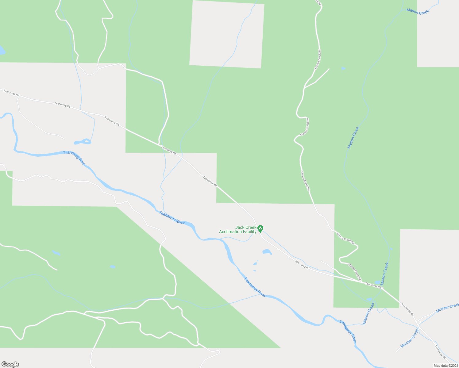 map of restaurants, bars, coffee shops, grocery stores, and more near 6000 Teanaway Road in Cle Elum