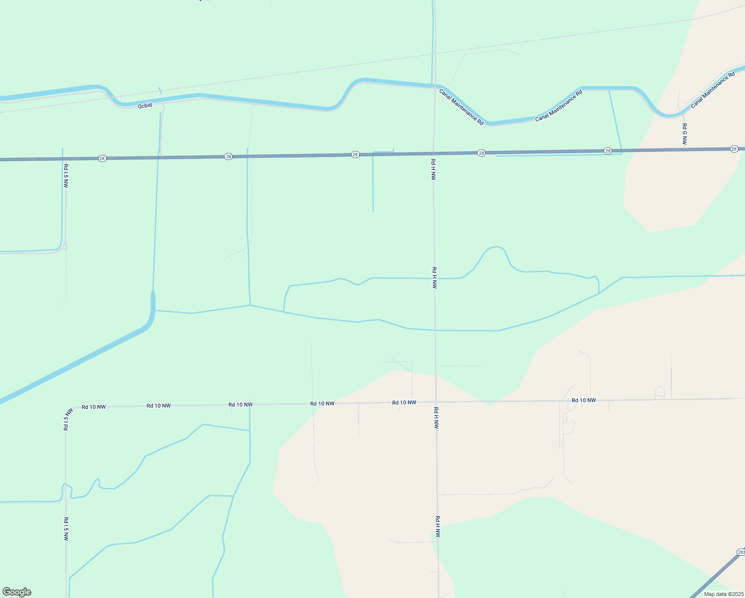 map of restaurants, bars, coffee shops, grocery stores, and more near 10260 Road H Northwest in Ephrata