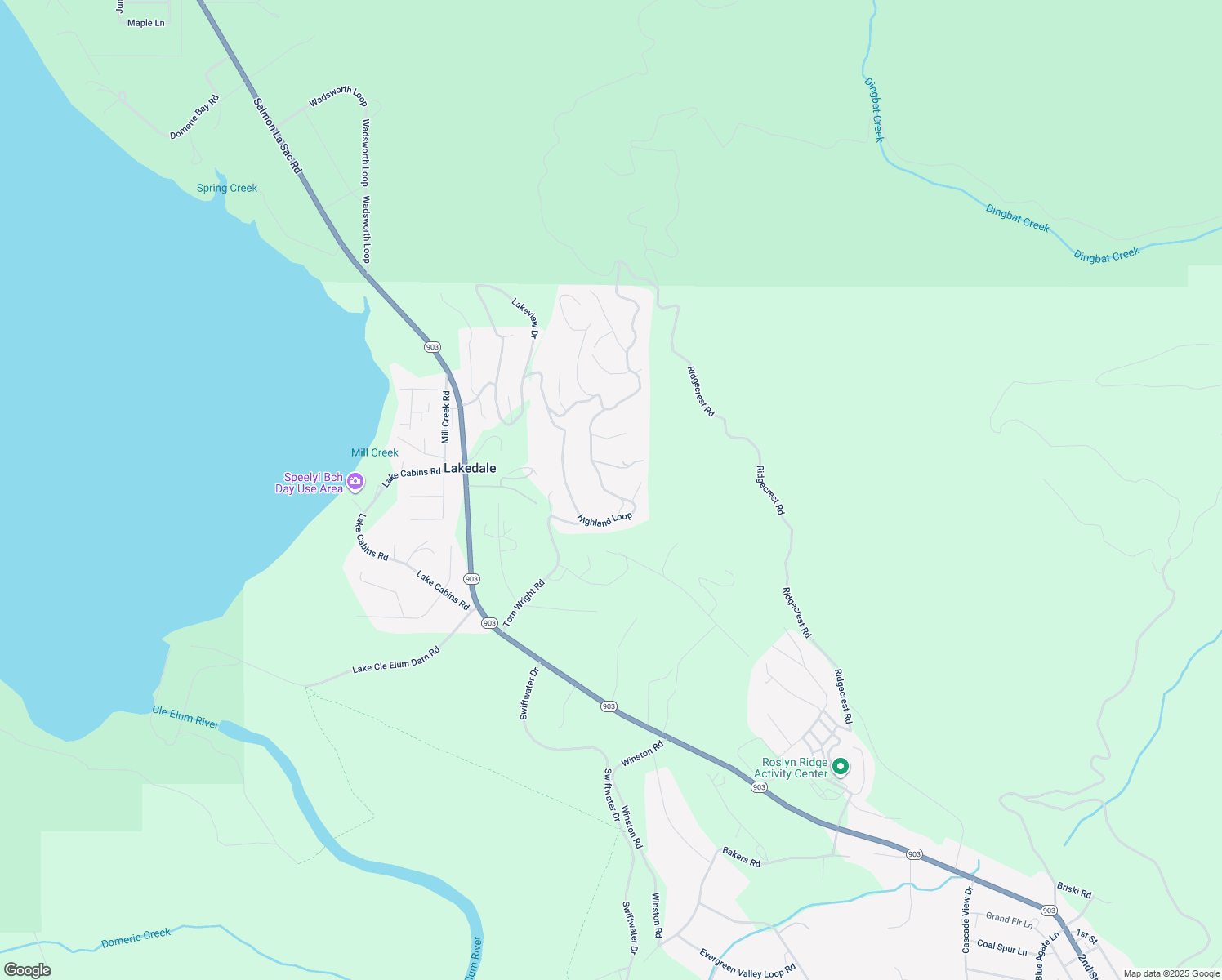 map of restaurants, bars, coffee shops, grocery stores, and more near 910 Highland Loop in Ronald