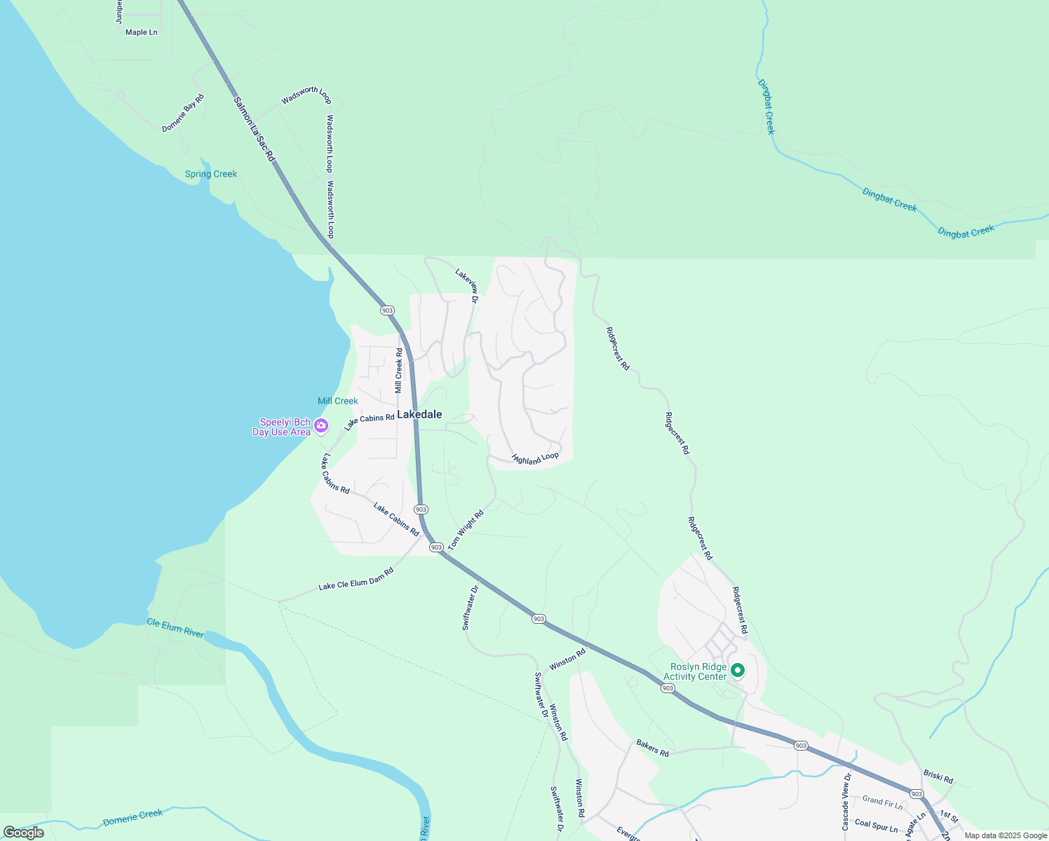 map of restaurants, bars, coffee shops, grocery stores, and more near 1051 Highland Loop in Ronald
