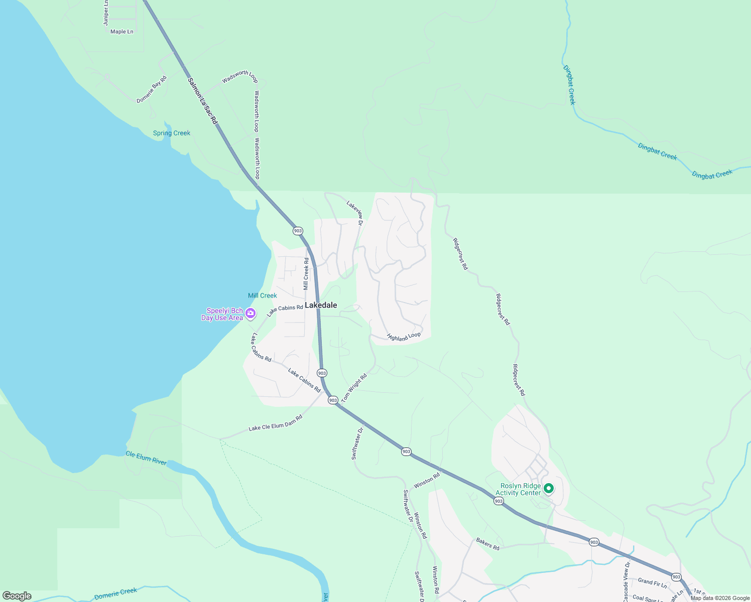 map of restaurants, bars, coffee shops, grocery stores, and more near 241 Highland Loop in Ronald