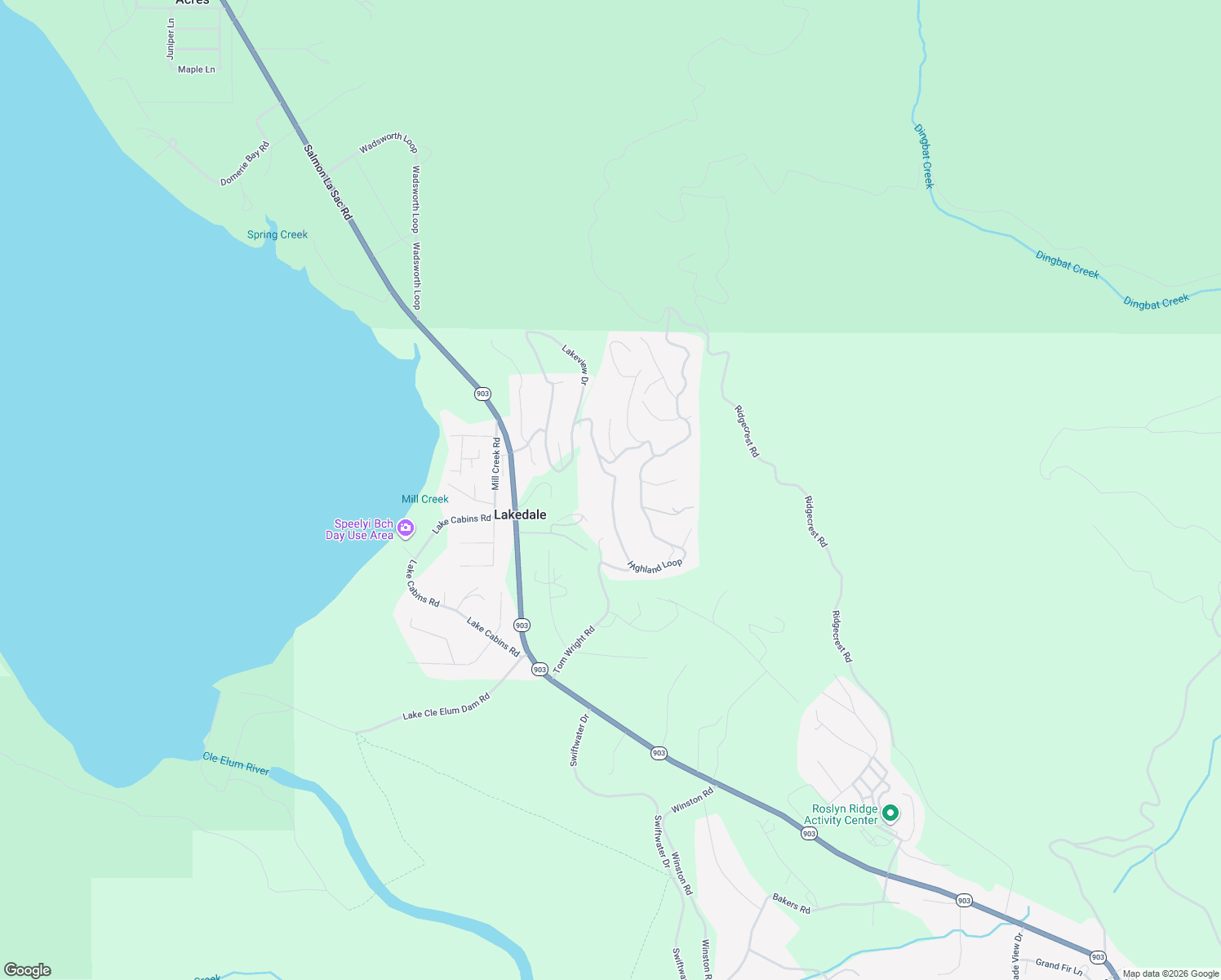 map of restaurants, bars, coffee shops, grocery stores, and more near 241 Highland Loop in Ronald