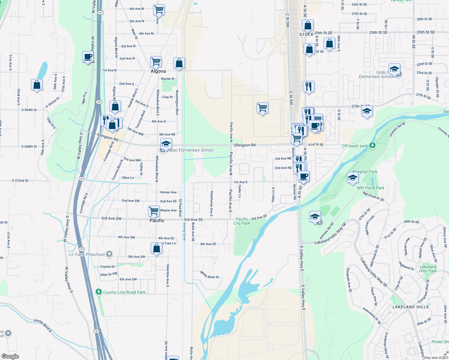 429 Green Acres Place, Algona WA Walk Score
