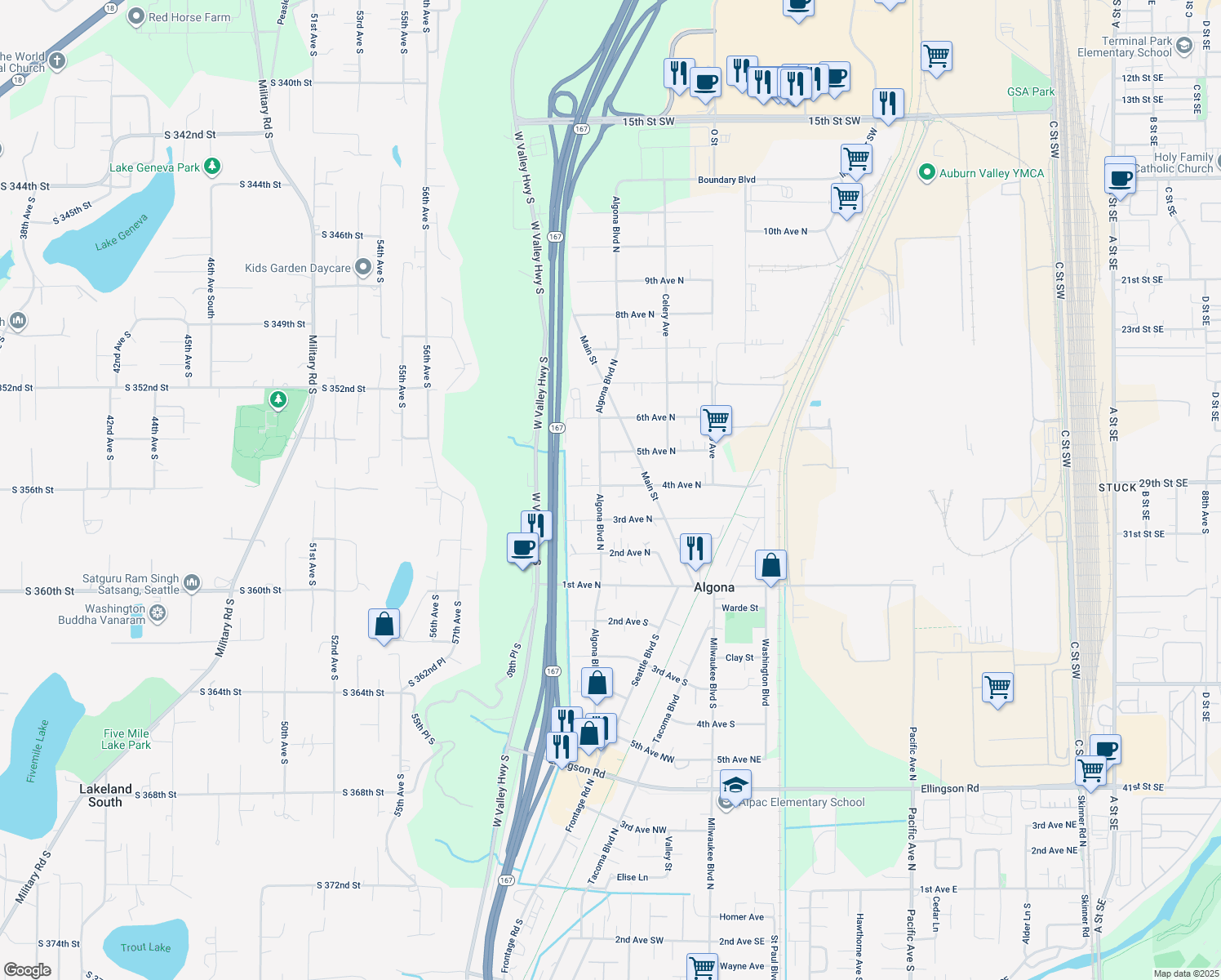 202 4th Avenue North, Algona WA Walk Score