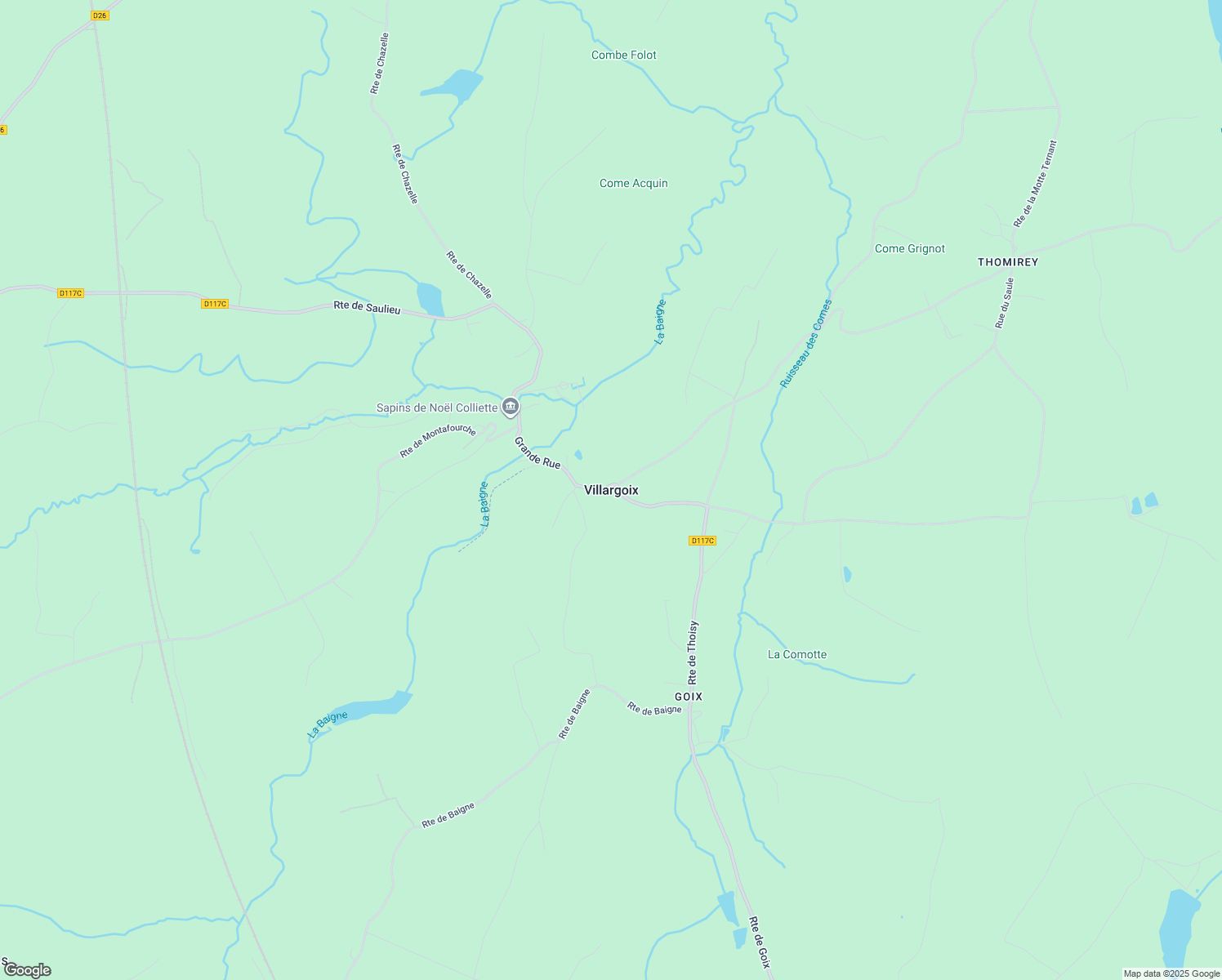 map of restaurants, bars, coffee shops, grocery stores, and more near in Villargoix