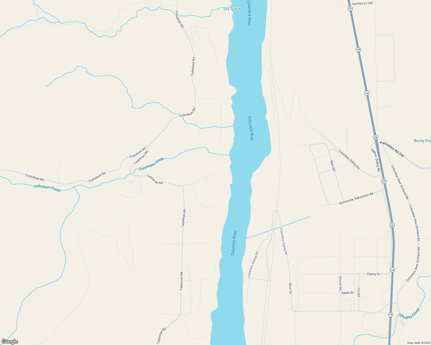 map of restaurants, bars, coffee shops, grocery stores, and more near 7215 Tarpiscan Road in Malaga