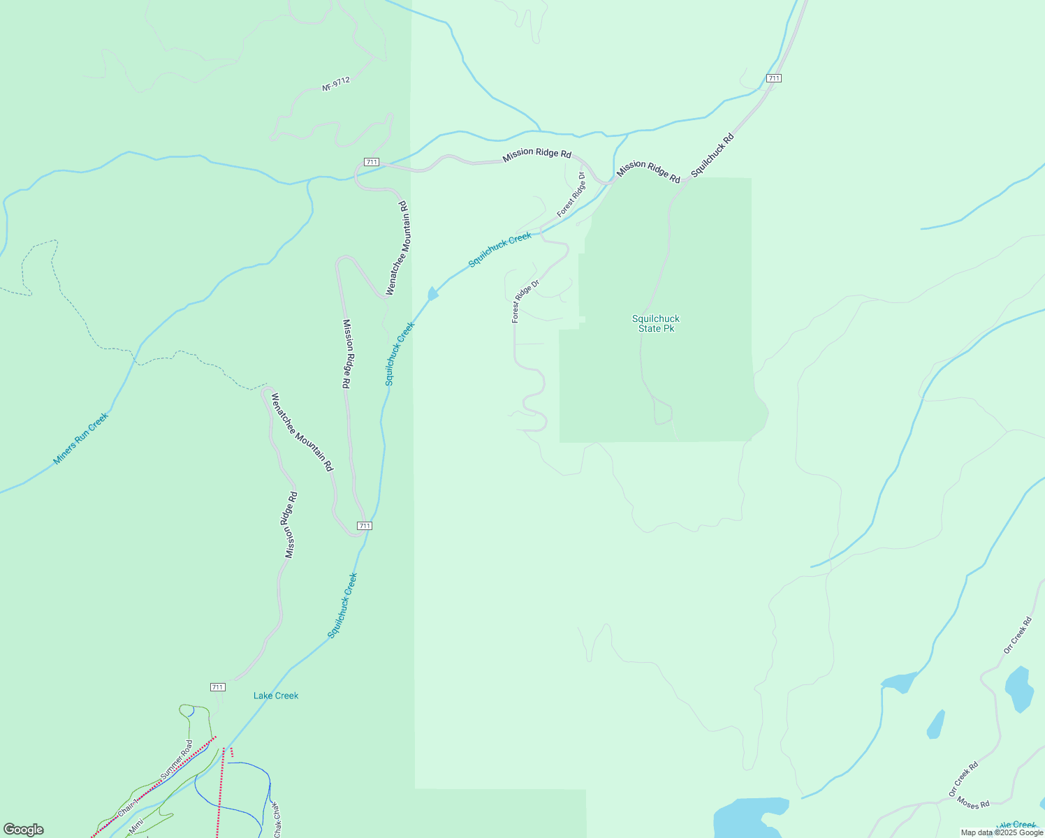 map of restaurants, bars, coffee shops, grocery stores, and more near 6776 Forest Ridge Drive in Wenatchee