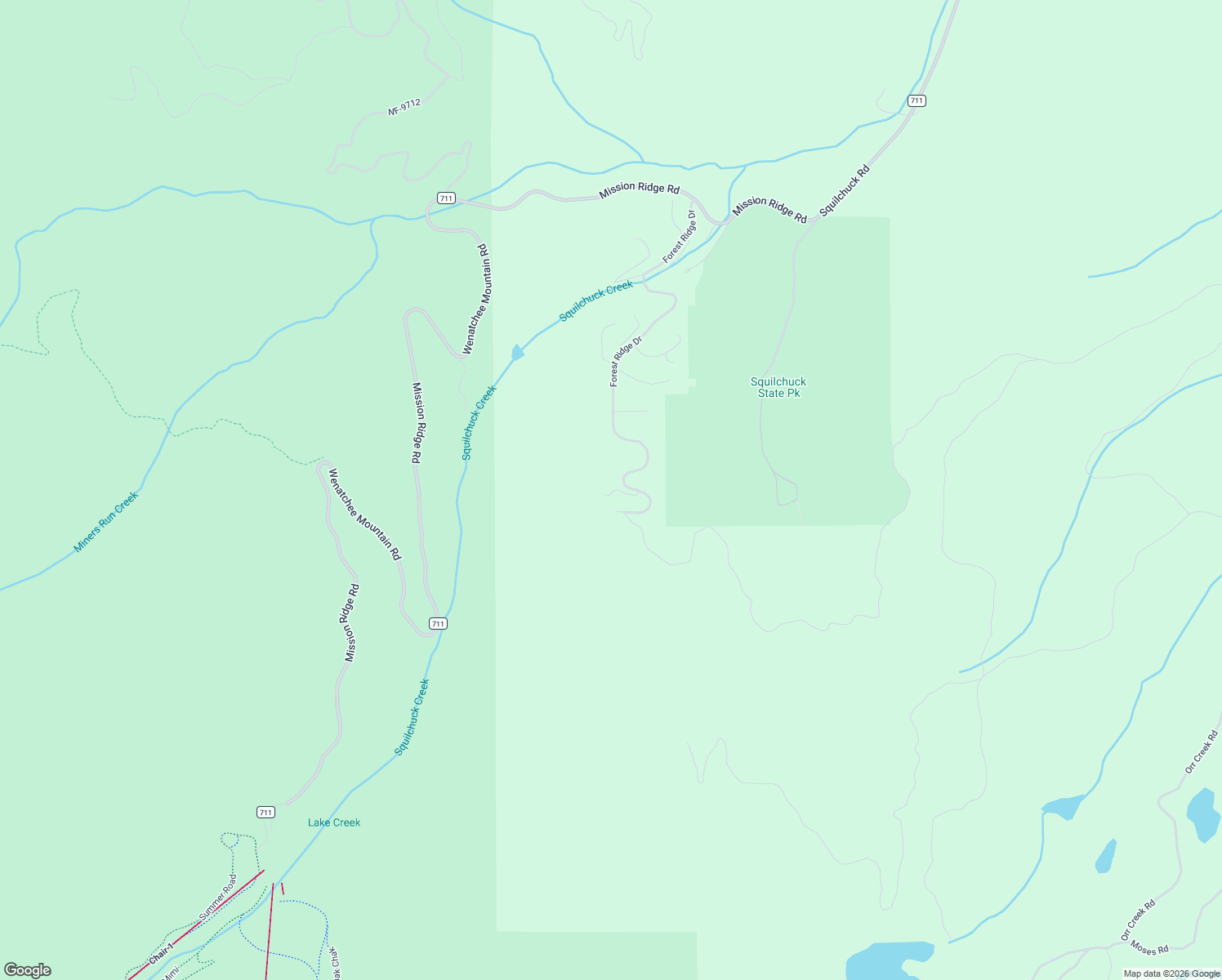 map of restaurants, bars, coffee shops, grocery stores, and more near 6776 Forest Ridge Drive in Wenatchee