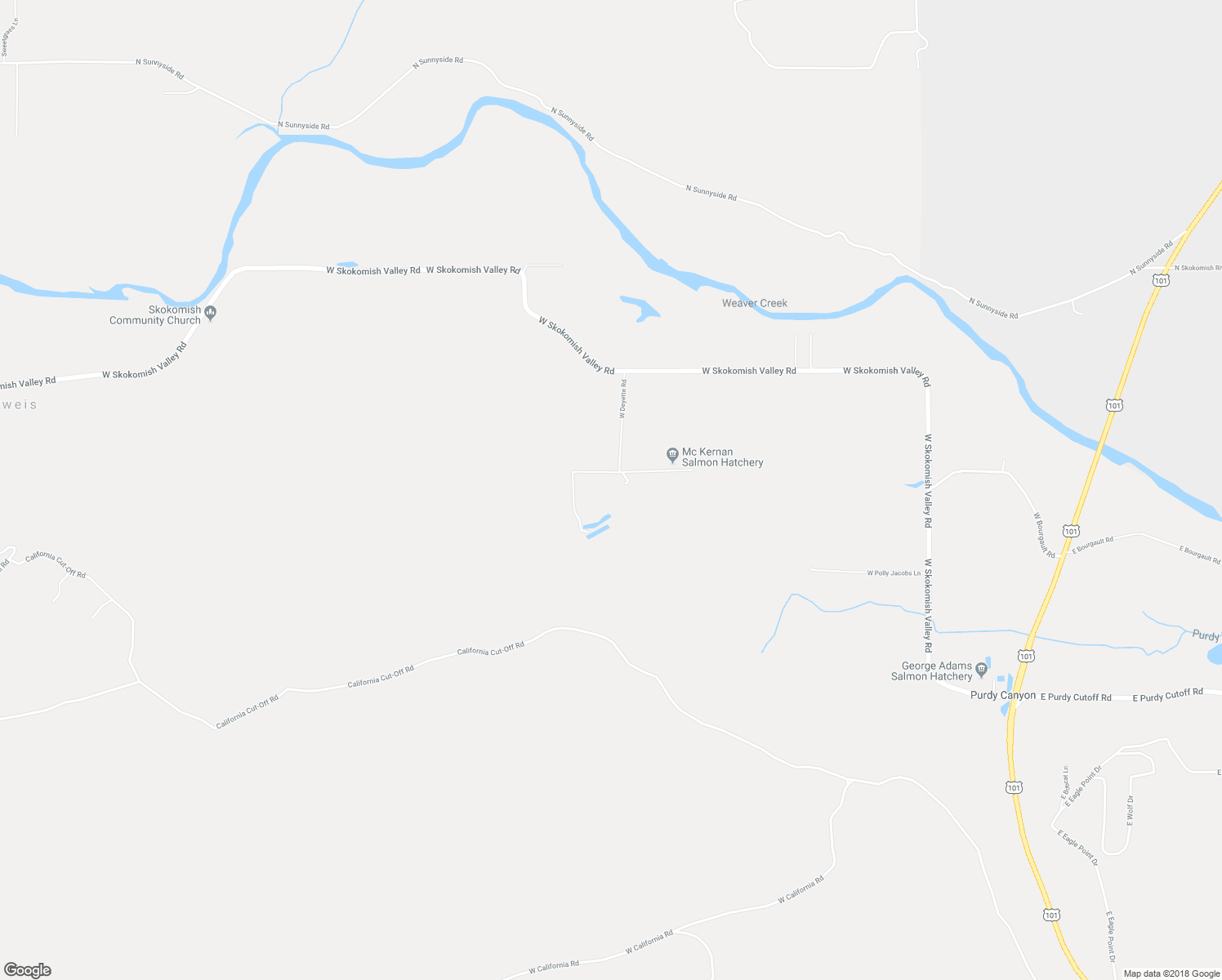 map of restaurants, bars, coffee shops, grocery stores, and more near 241 West Deyette Road in Shelton