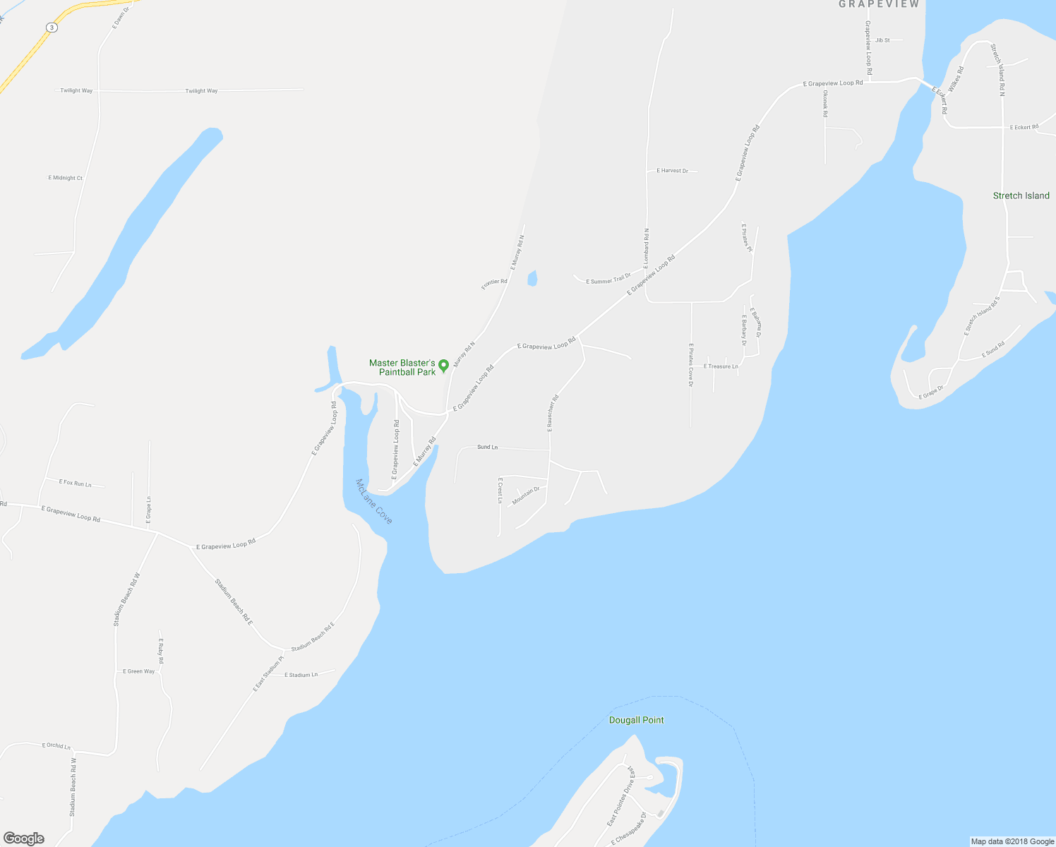 map of restaurants, bars, coffee shops, grocery stores, and more near 310 Rauschert Road in Allyn-Grapeview