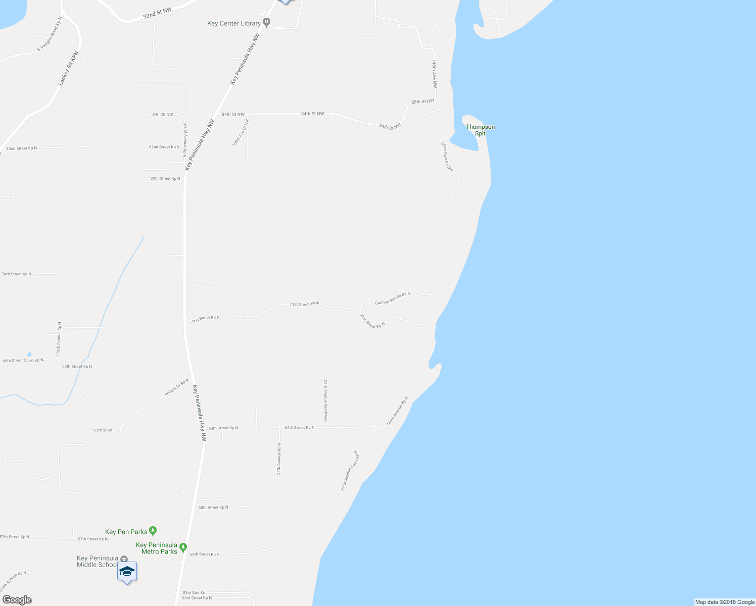 map of restaurants, bars, coffee shops, grocery stores, and more near 7313 Cannon Bell Road Kp North in Lakebay