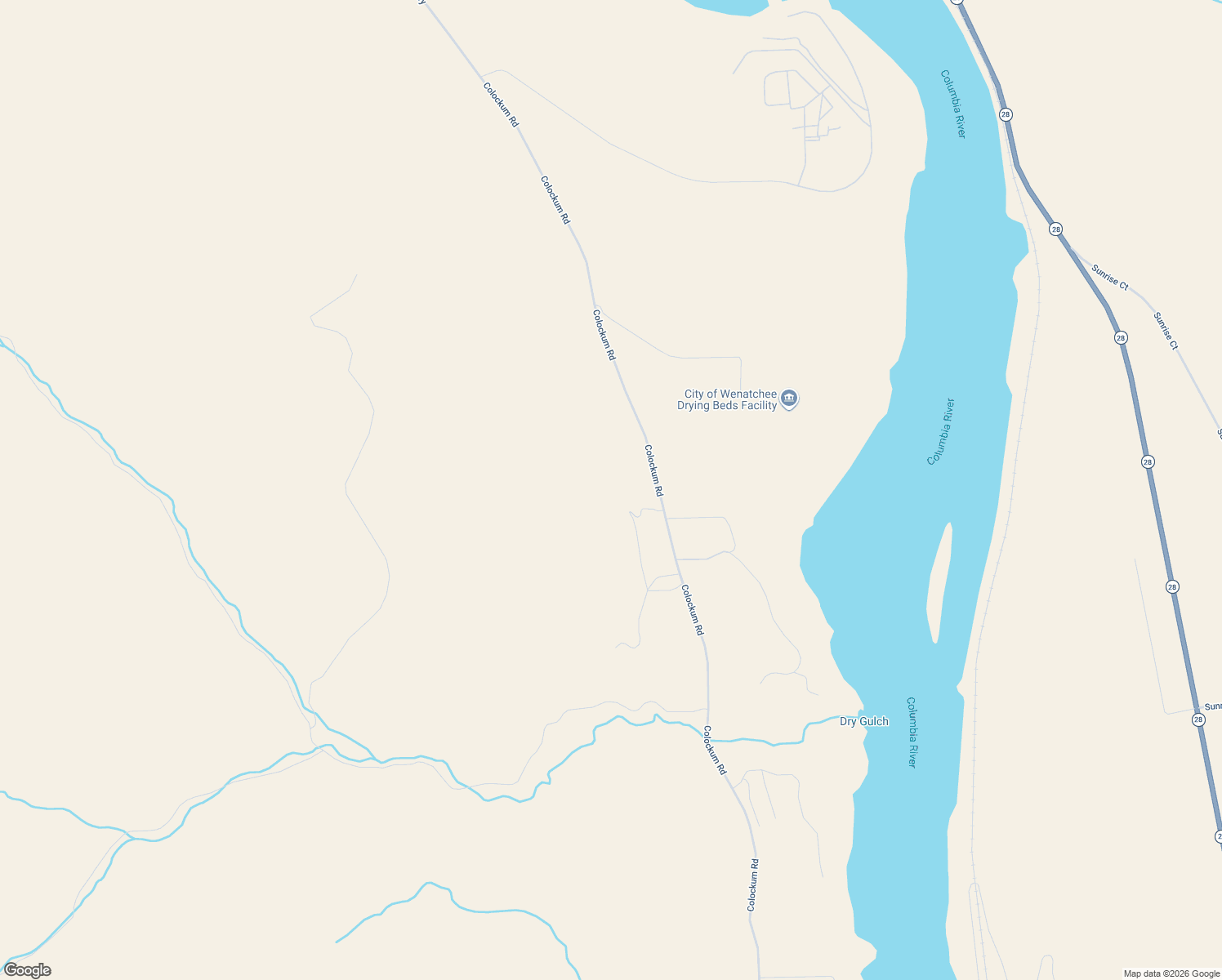 map of restaurants, bars, coffee shops, grocery stores, and more near 5814 Colockum Road in Malaga