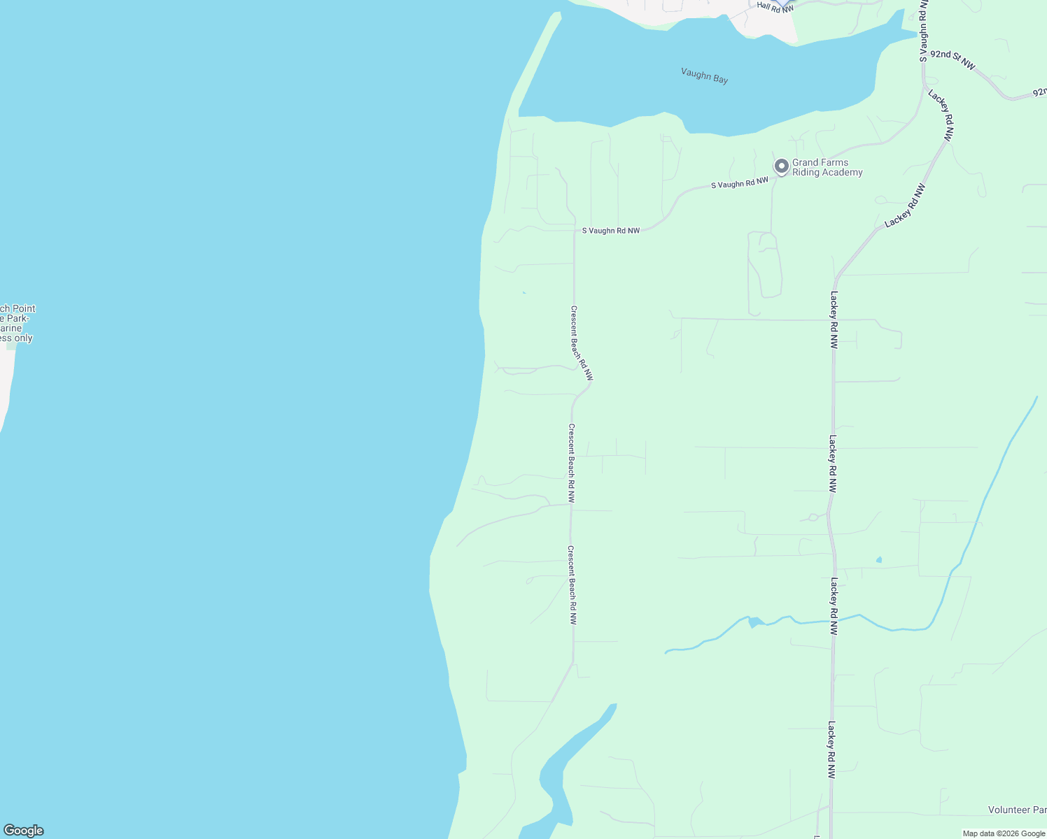 map of restaurants, bars, coffee shops, grocery stores, and more near 7504 Crescent Beach Road Nortwest in Vaughn