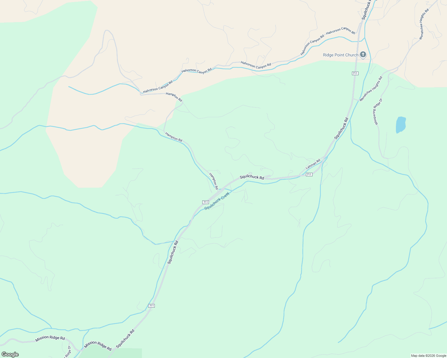 map of restaurants, bars, coffee shops, grocery stores, and more near 2215 Hampton Road in Wenatchee