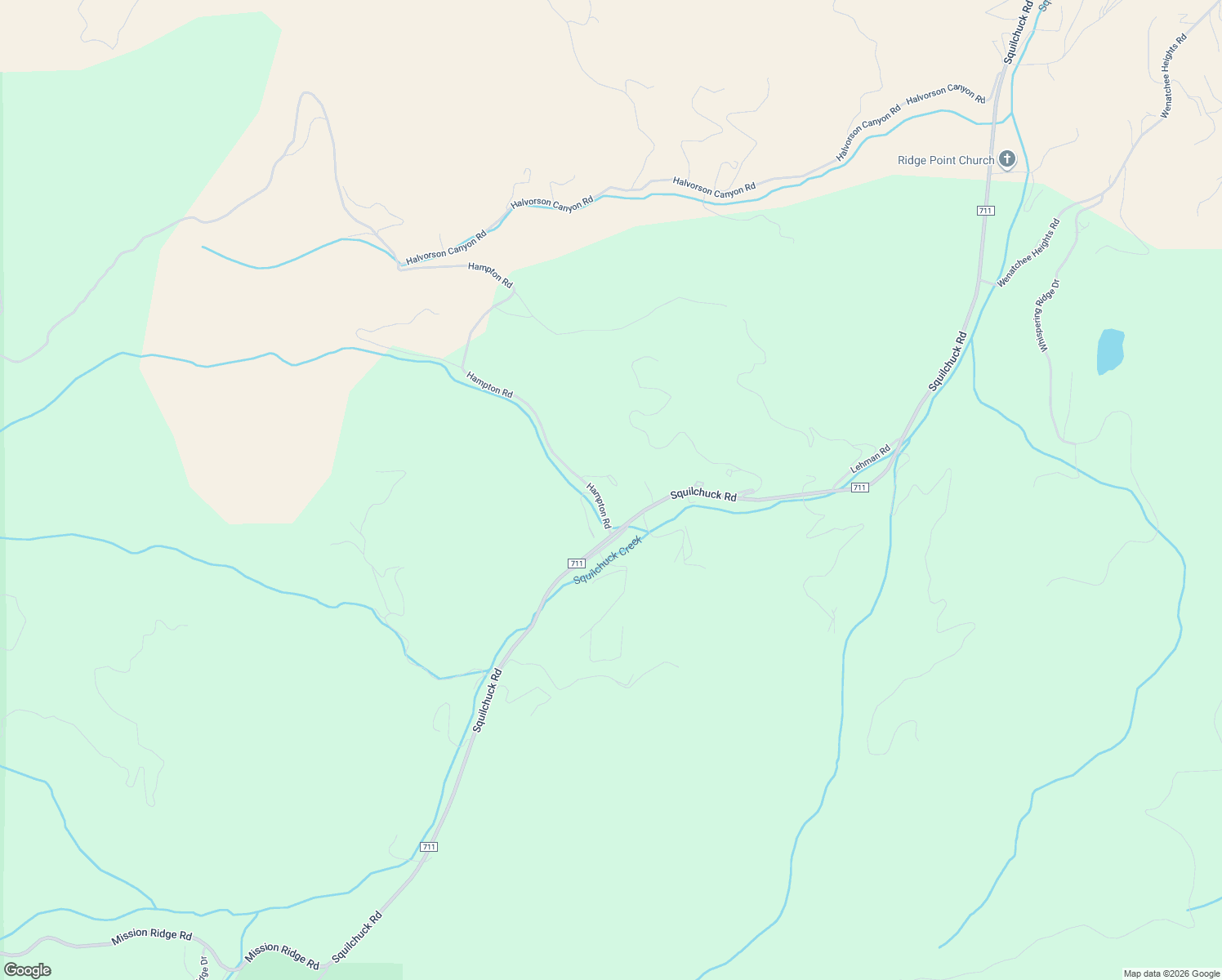 map of restaurants, bars, coffee shops, grocery stores, and more near 2215 Hampton Road in Wenatchee
