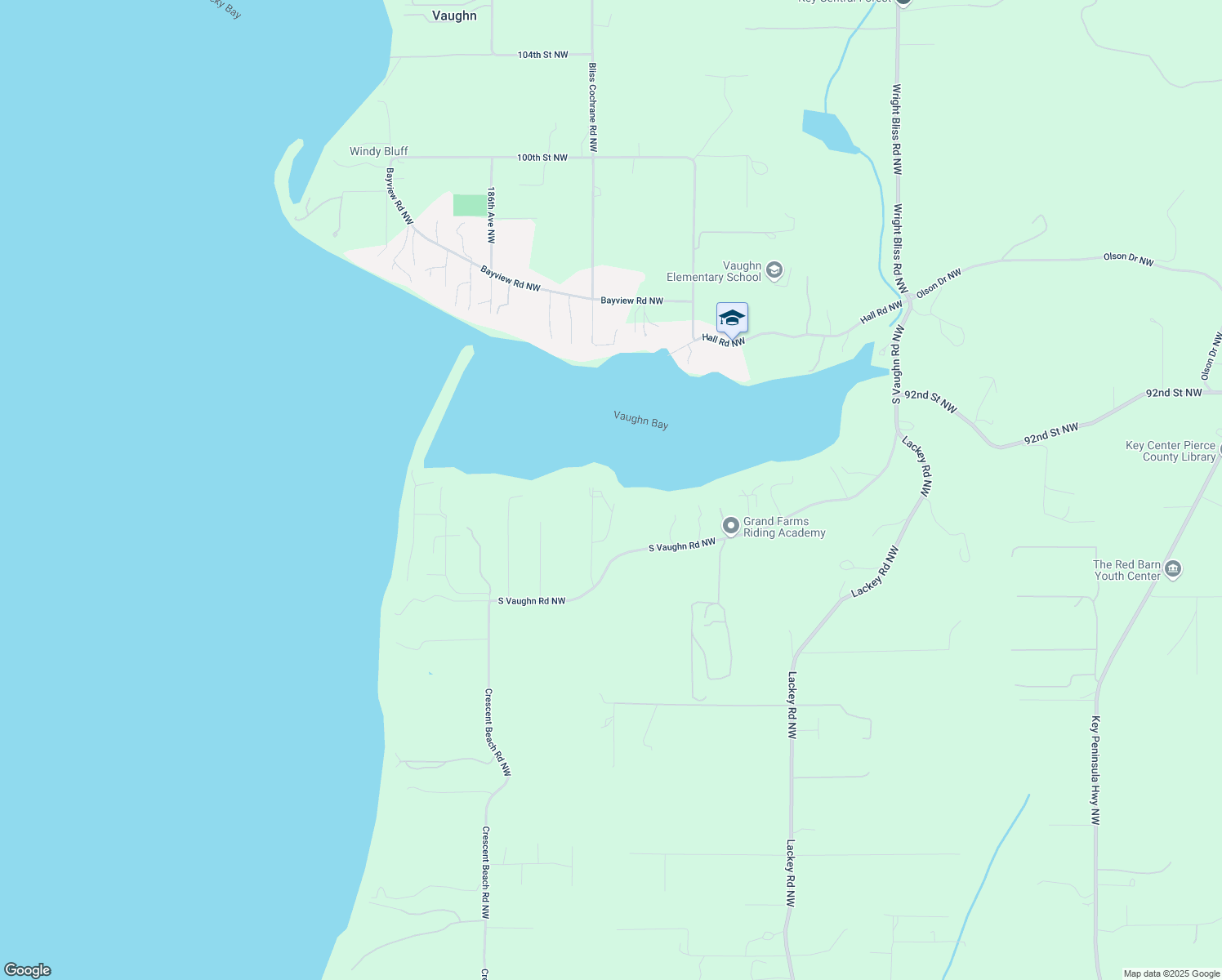 map of restaurants, bars, coffee shops, grocery stores, and more near 18112 88th Street Kp North in Lakebay