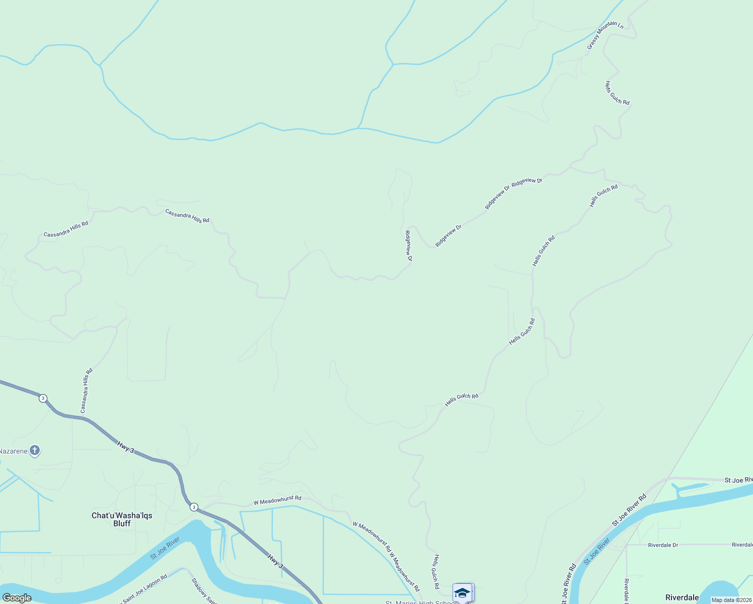 map of restaurants, bars, coffee shops, grocery stores, and more near in Saint Maries