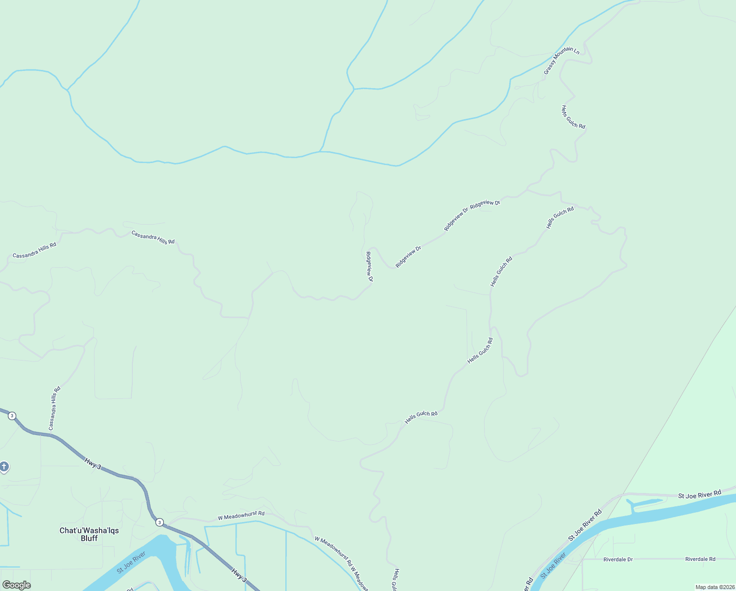 map of restaurants, bars, coffee shops, grocery stores, and more near 650 Ridgeview Drive in Saint Maries