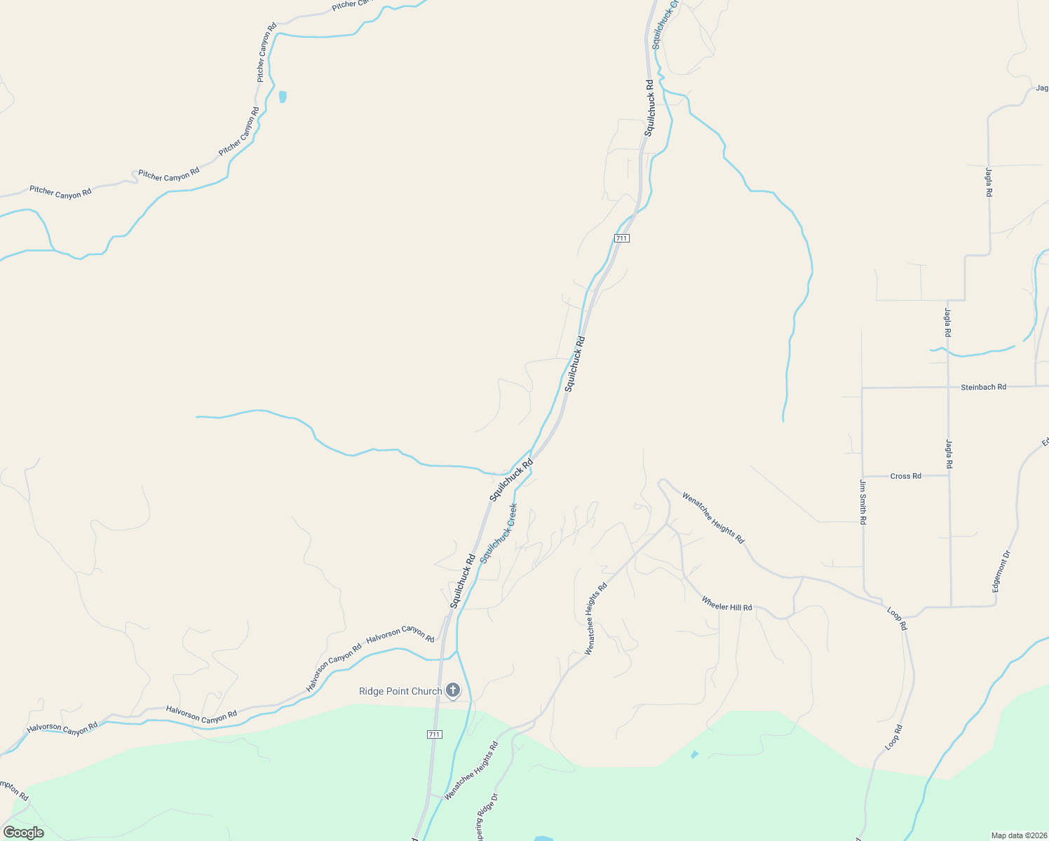 map of restaurants, bars, coffee shops, grocery stores, and more near 3972 Squilchuck Road in Wenatchee