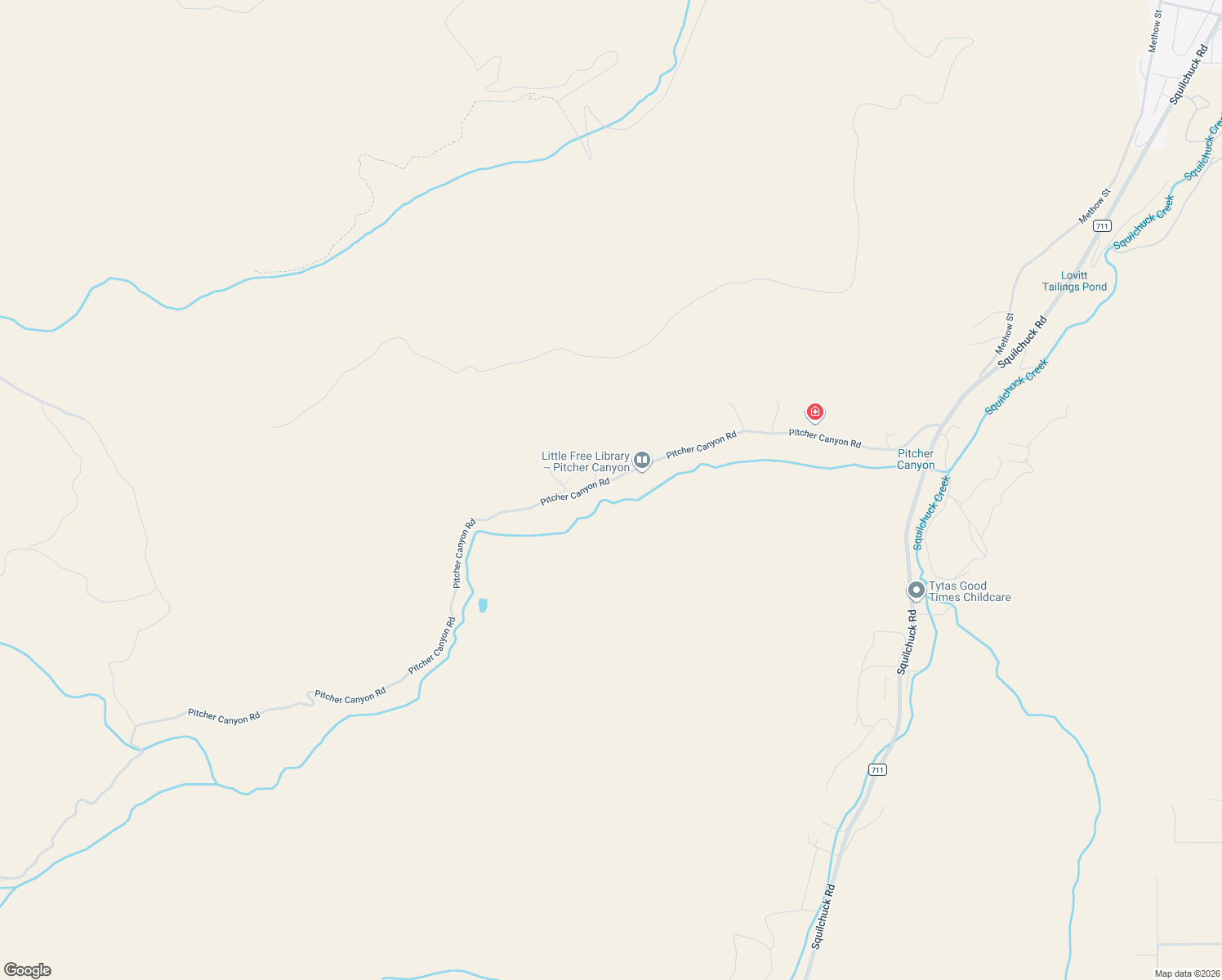 map of restaurants, bars, coffee shops, grocery stores, and more near 1585 Pitcher Canyon Road in Wenatchee