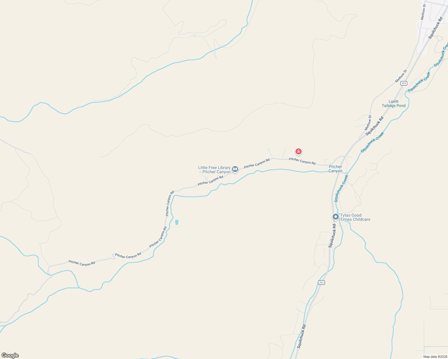 map of restaurants, bars, coffee shops, grocery stores, and more near 1585 Pitcher Canyon Road in Wenatchee