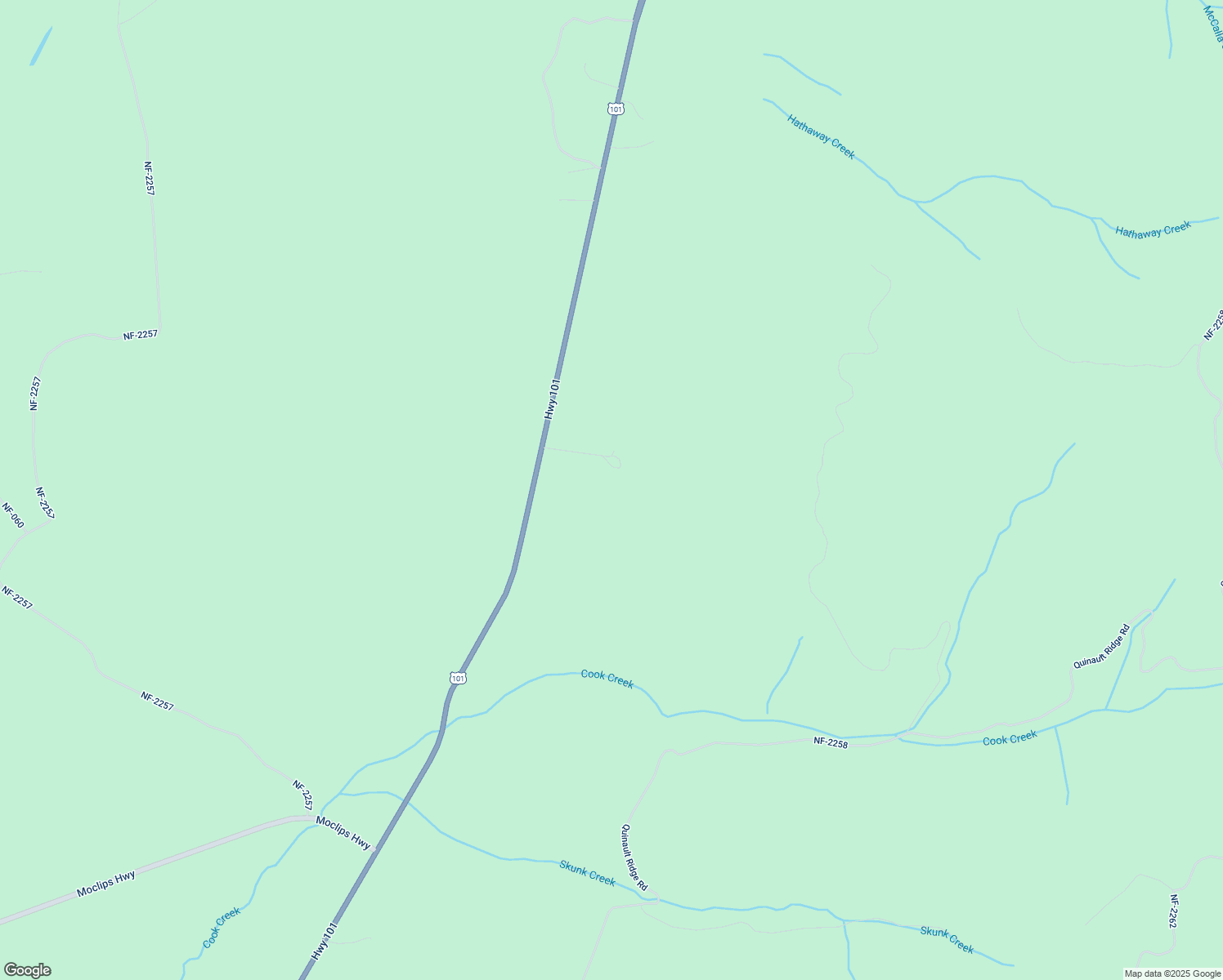 map of restaurants, bars, coffee shops, grocery stores, and more near 5186 U.S. 101 in Humptulips