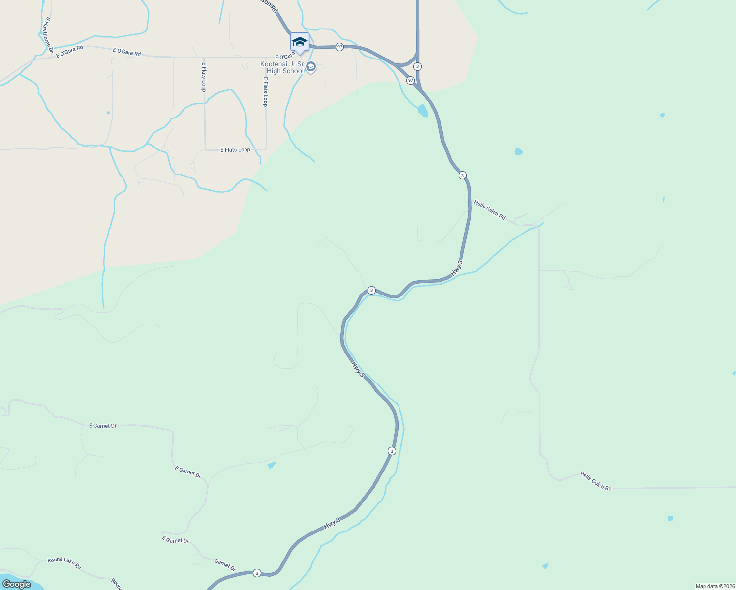 map of restaurants, bars, coffee shops, grocery stores, and more near 8565 East Thompson Road in Saint Maries