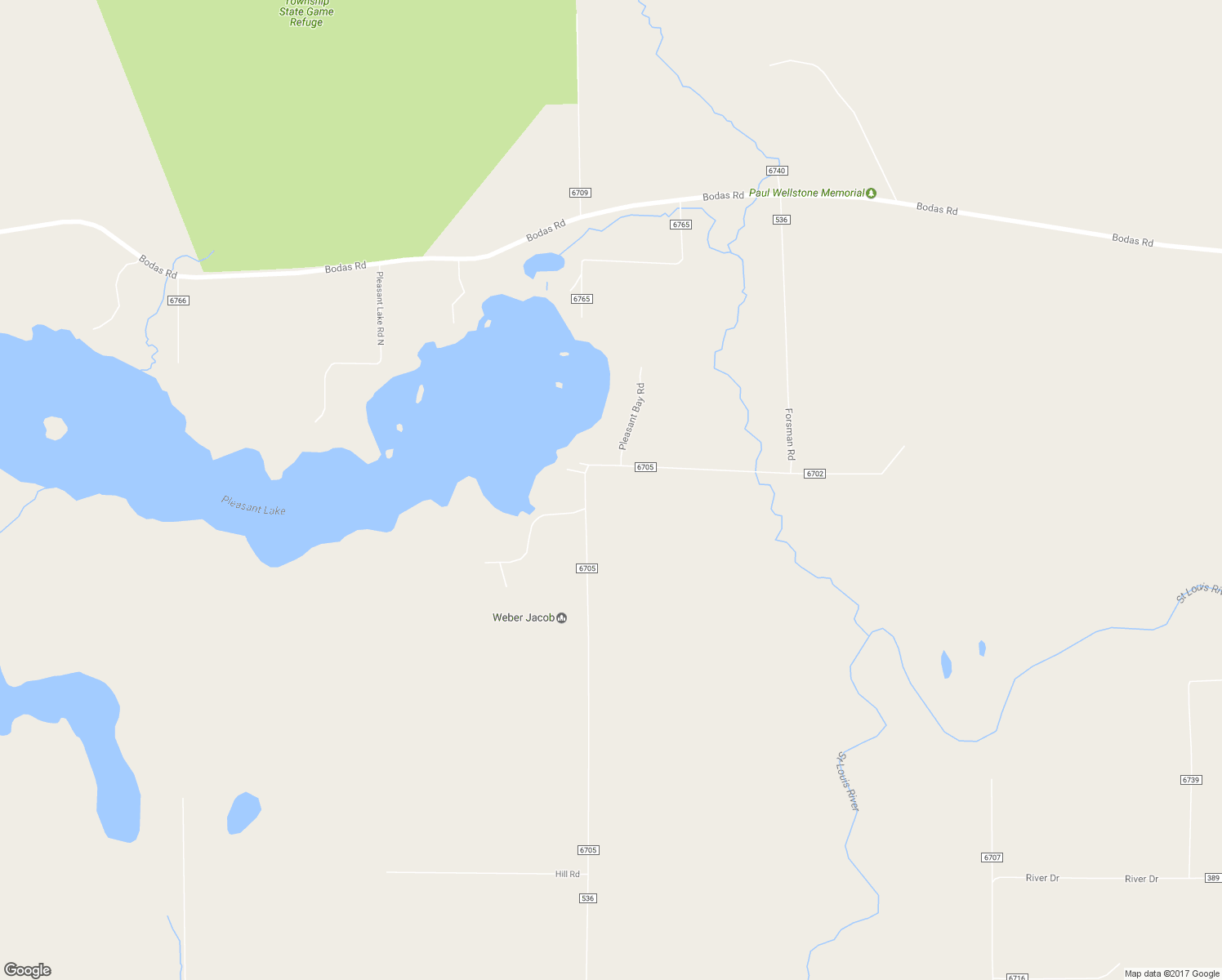 map of restaurants, bars, coffee shops, grocery stores, and more near 3762 Scout Camp Road in Eveleth