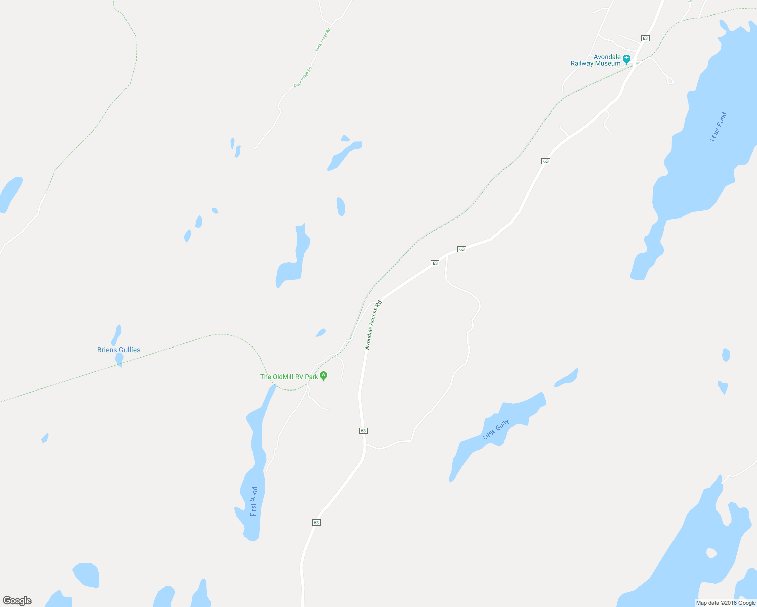 map of restaurants, bars, coffee shops, grocery stores, and more near Newfoundland and Labrador 63 in Avondale