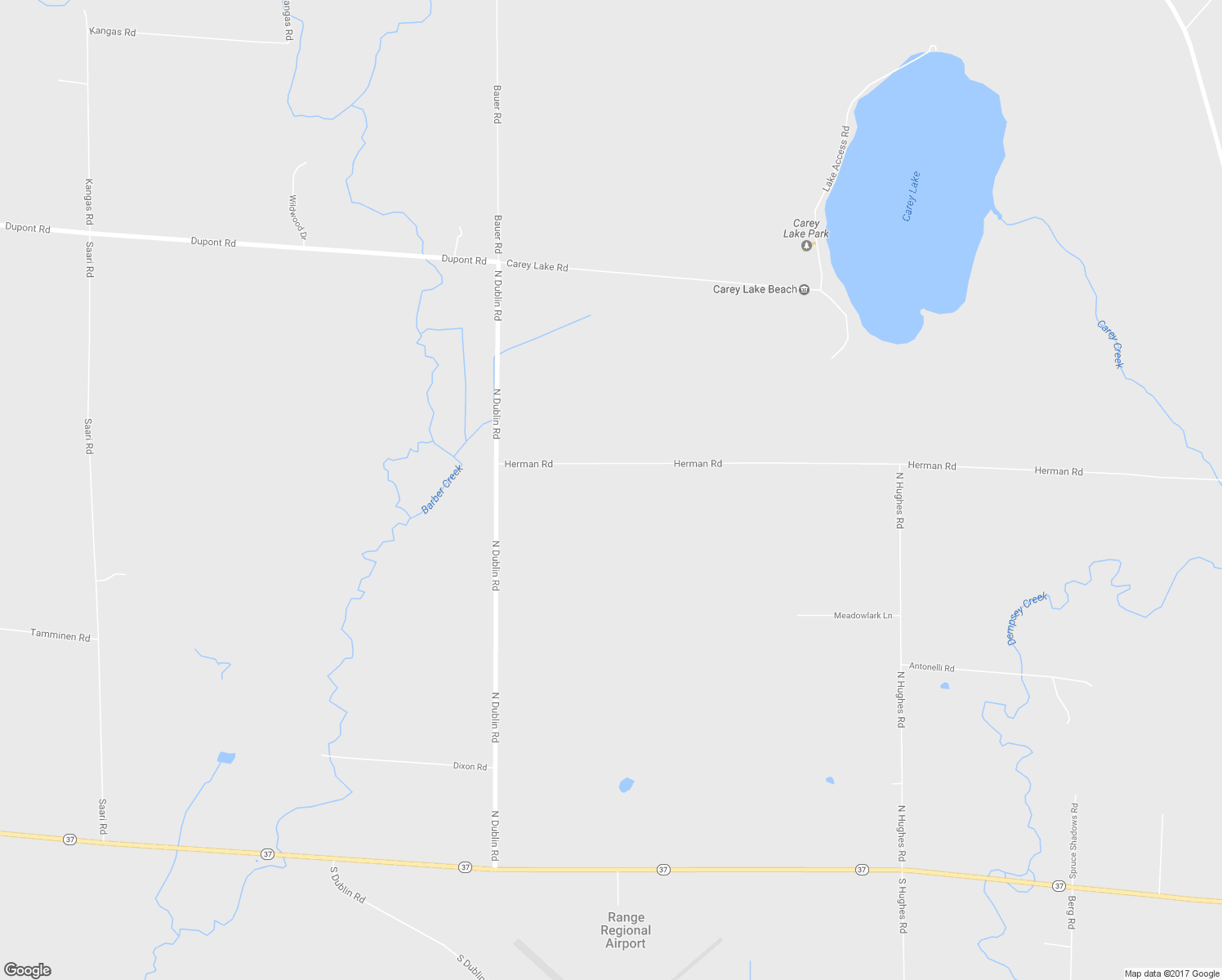 map of restaurants, bars, coffee shops, grocery stores, and more near 11048 Herman Road in Hibbing