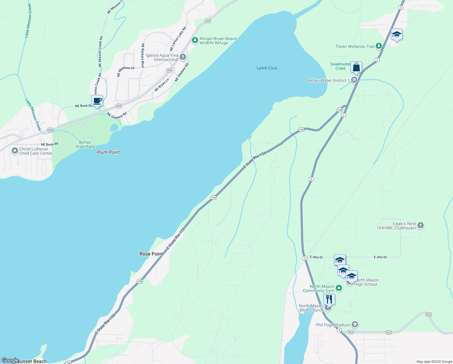 19021 Highway 106, Belfair WA Walk Score