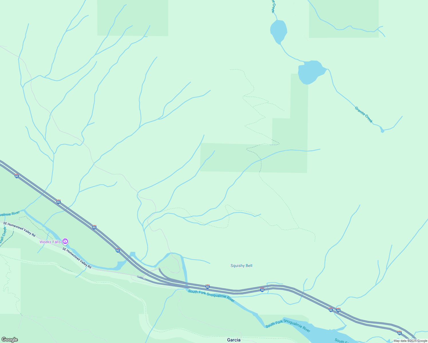 map of restaurants, bars, coffee shops, grocery stores, and more near in North Bend