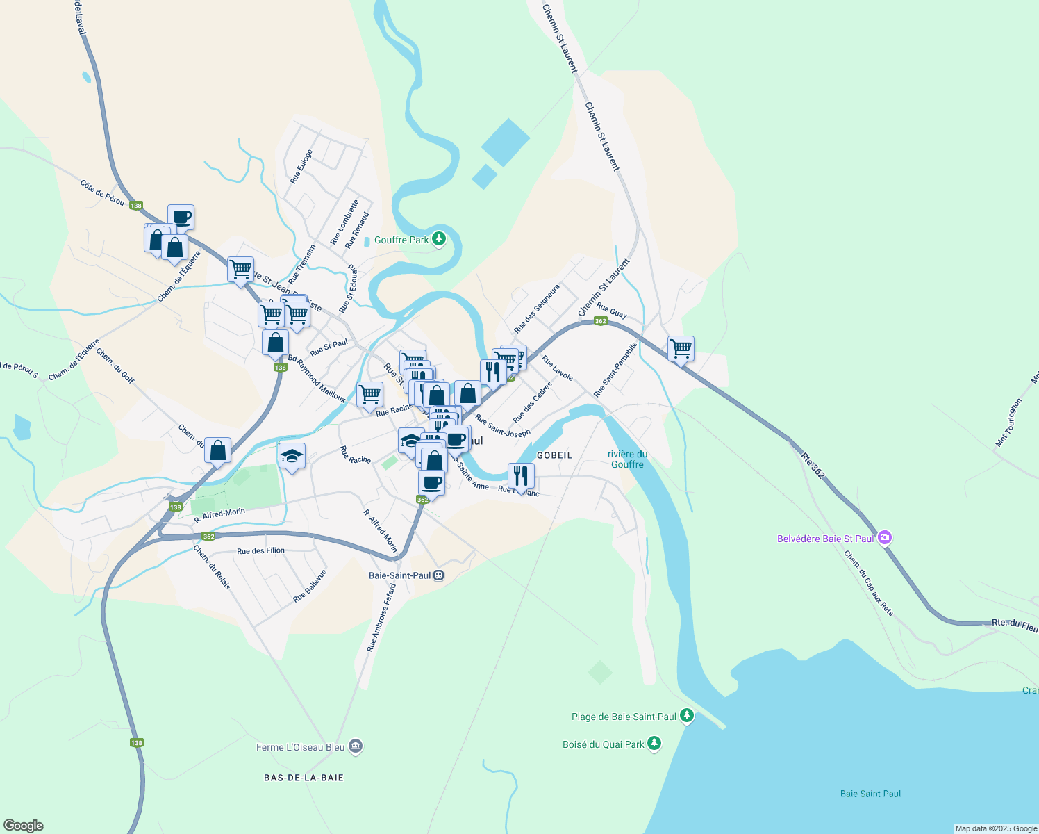 13 Rue des Cedres, BaieSaintPaul QC Walk Score