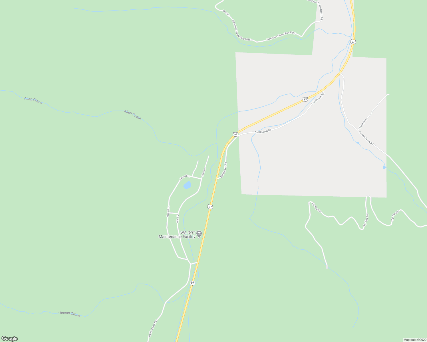map of restaurants, bars, coffee shops, grocery stores, and more near 3632 U.S. 97 in Peshastin