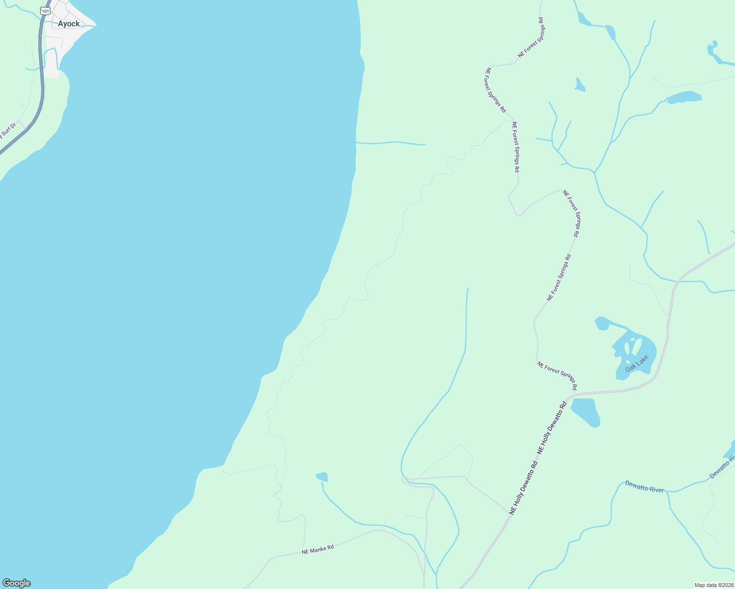 map of restaurants, bars, coffee shops, grocery stores, and more near 1757 Northeast Capstan Rock Road in Tahuya