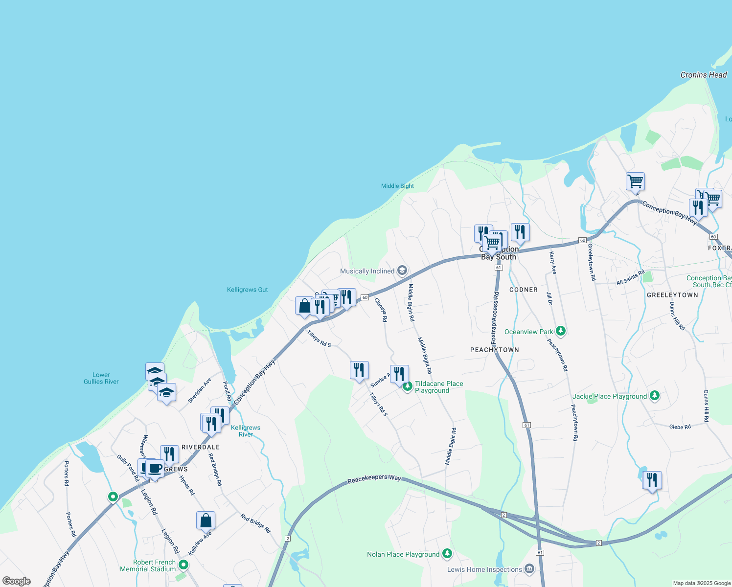 644 Conception Bay Highway, Conception Bay South NL Walk Score