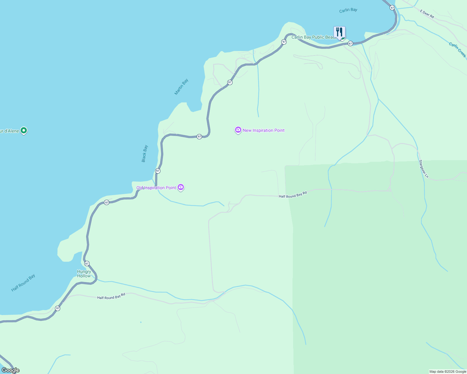 map of restaurants, bars, coffee shops, grocery stores, and more near in Harrison