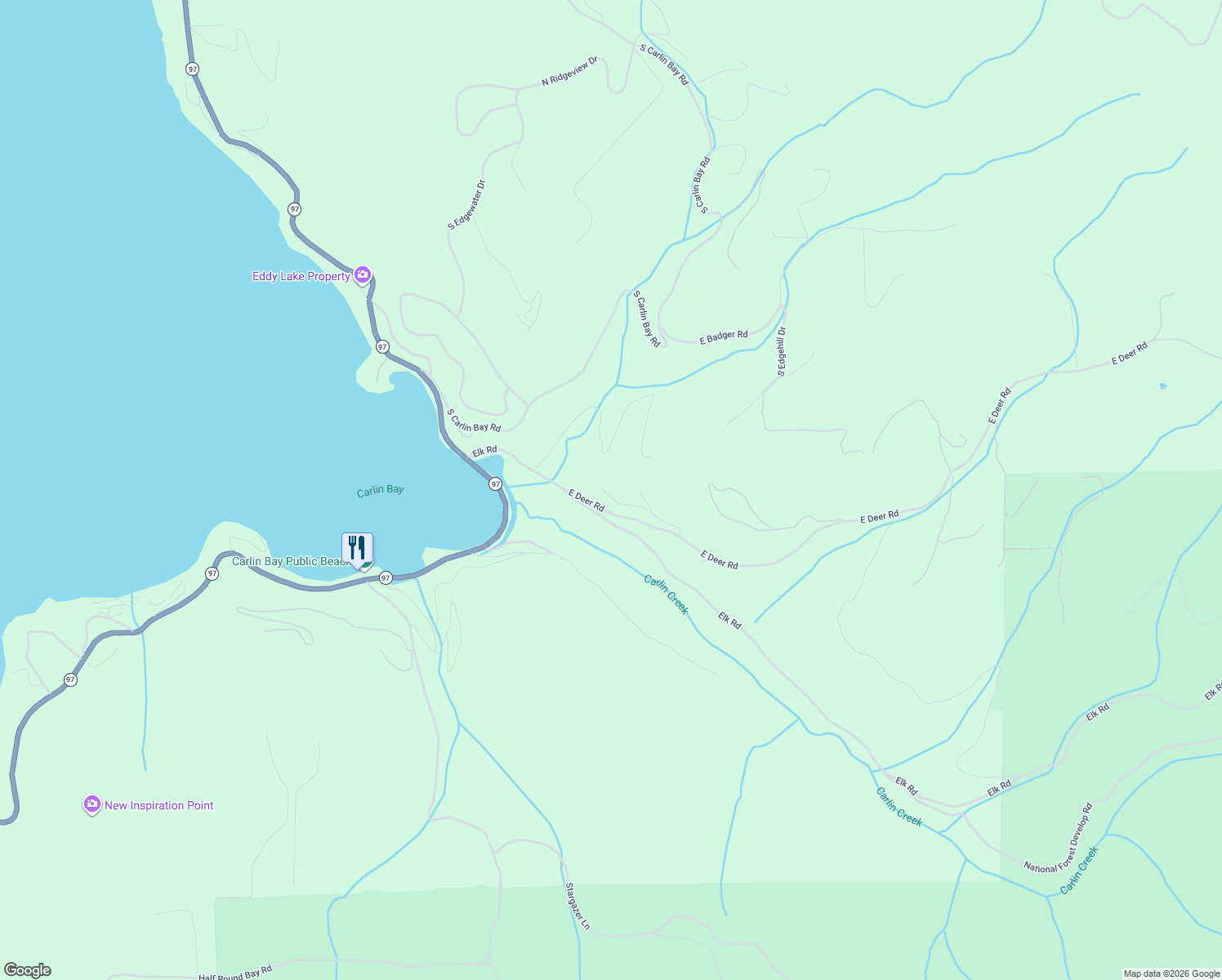 map of restaurants, bars, coffee shops, grocery stores, and more near 2473 East Deer Road in Harrison