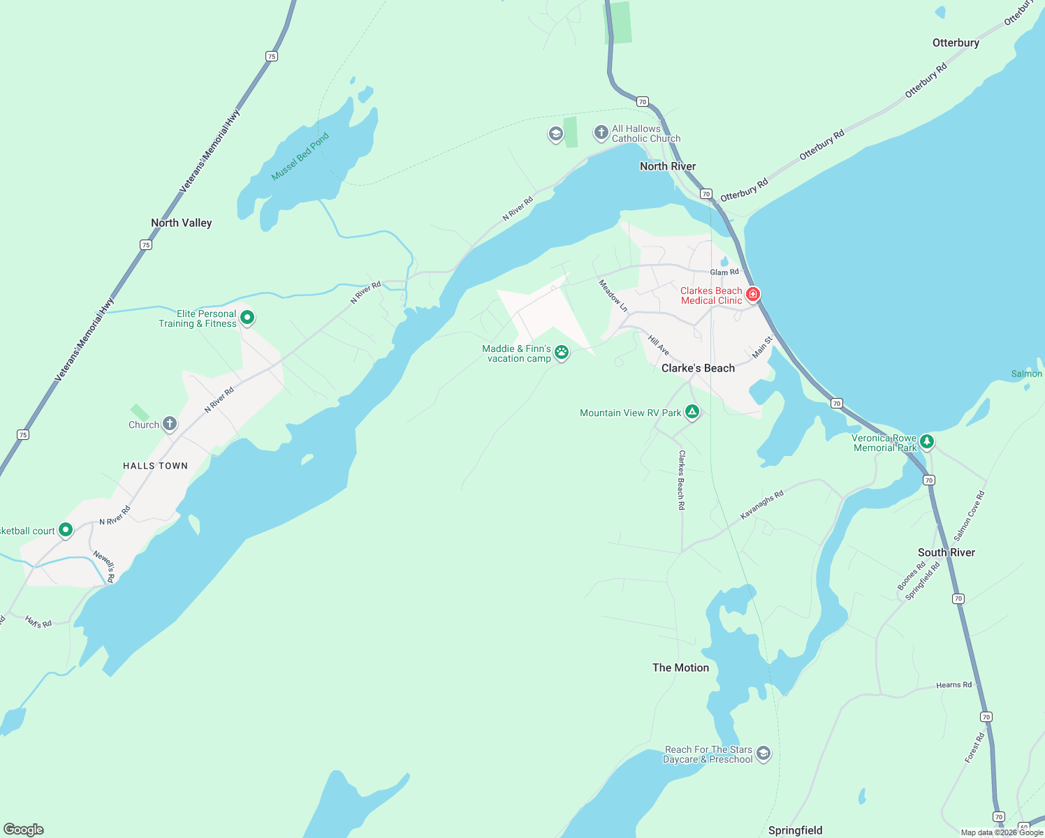 map of restaurants, bars, coffee shops, grocery stores, and more near 108 Hill Avenue in Makinsons