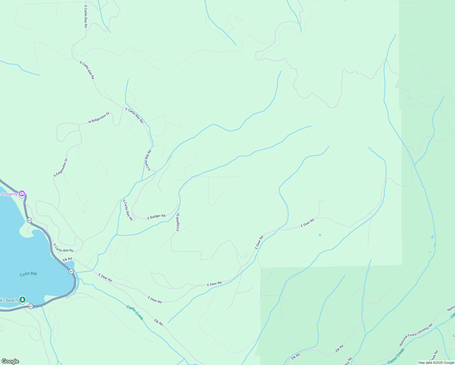map of restaurants, bars, coffee shops, grocery stores, and more near 2953 East Badger Road in Harrison