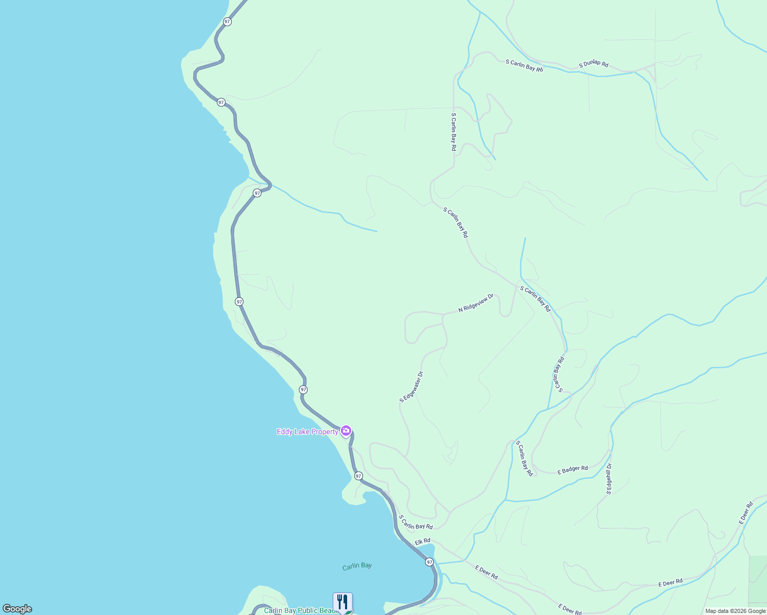 map of restaurants, bars, coffee shops, grocery stores, and more near 13127 South Ridgeview Drive in Harrison