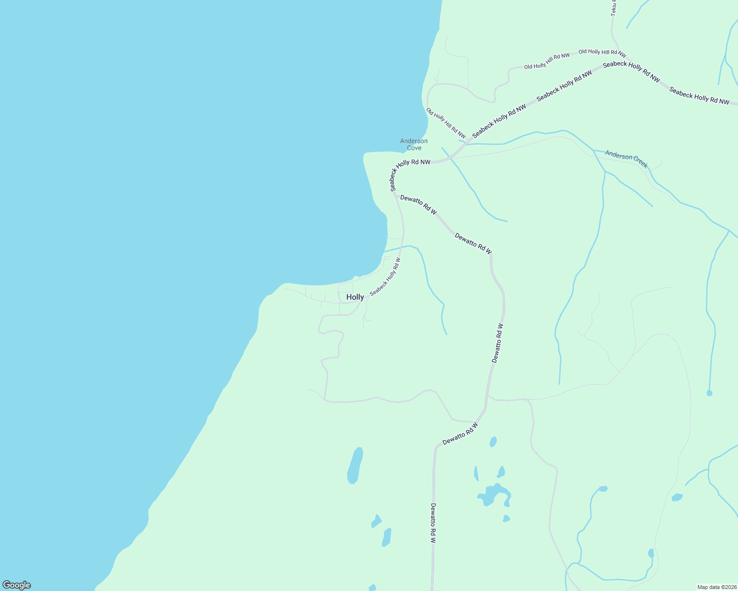 map of restaurants, bars, coffee shops, grocery stores, and more near Seabeck Holly Road West in Kitsap County