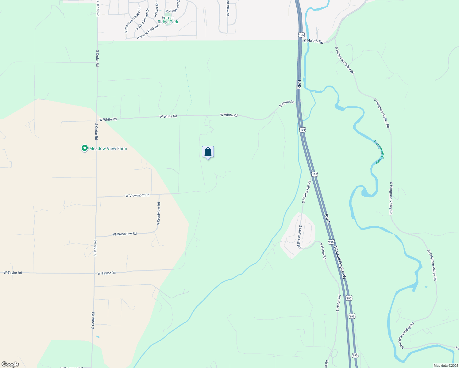 map of restaurants, bars, coffee shops, grocery stores, and more near 305 West Viewmont Road in Spokane