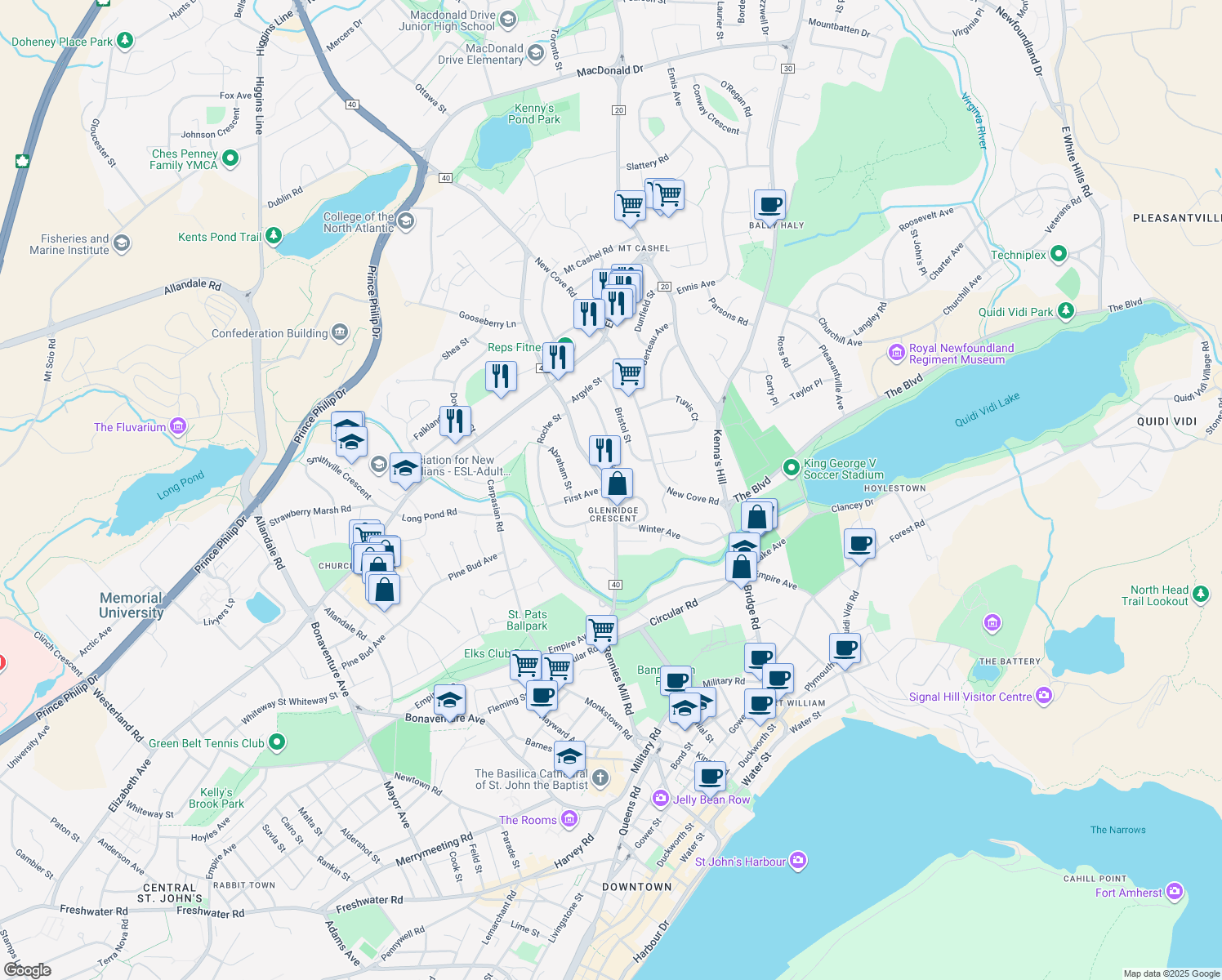 28 Portugal Cove Road, St. John's NL Walk Score