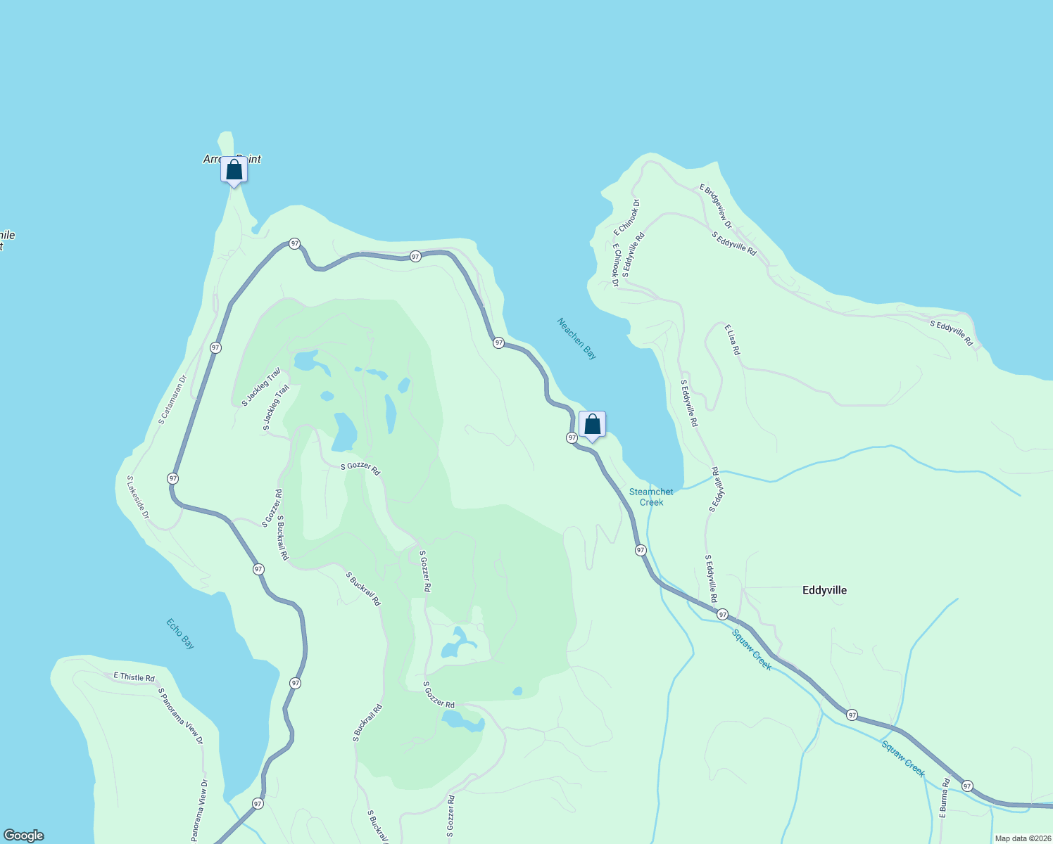 map of restaurants, bars, coffee shops, grocery stores, and more near 5954 South Arrow Road in Harrison