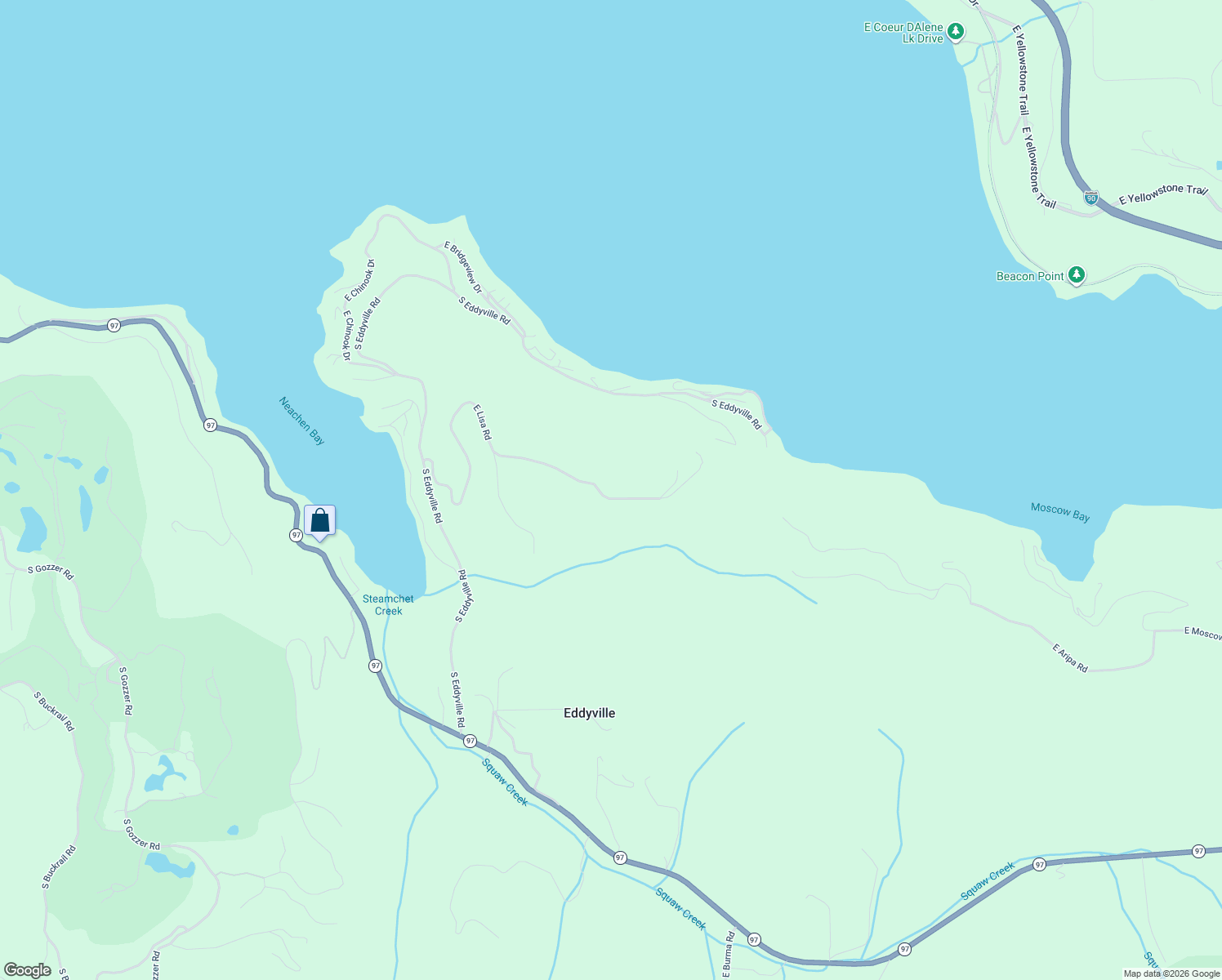 map of restaurants, bars, coffee shops, grocery stores, and more near 4851 East Lisa Road in Harrison