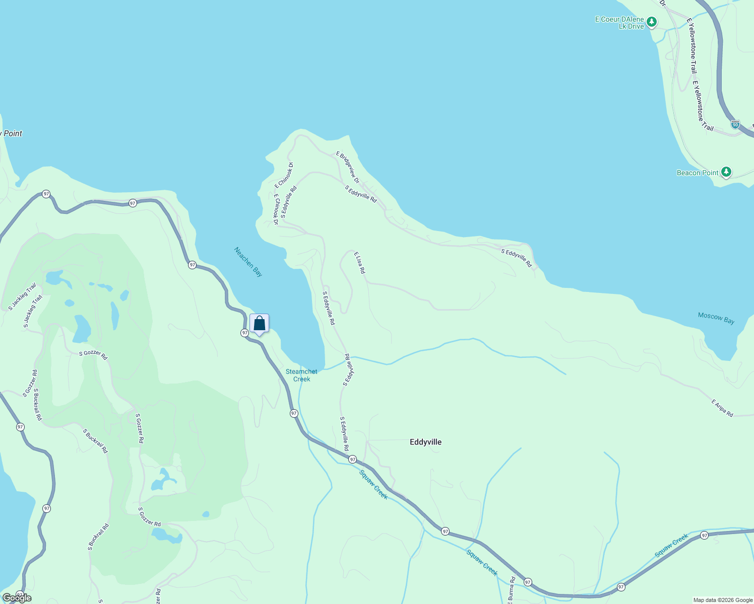 map of restaurants, bars, coffee shops, grocery stores, and more near 4574 East Lisa Road in Harrison