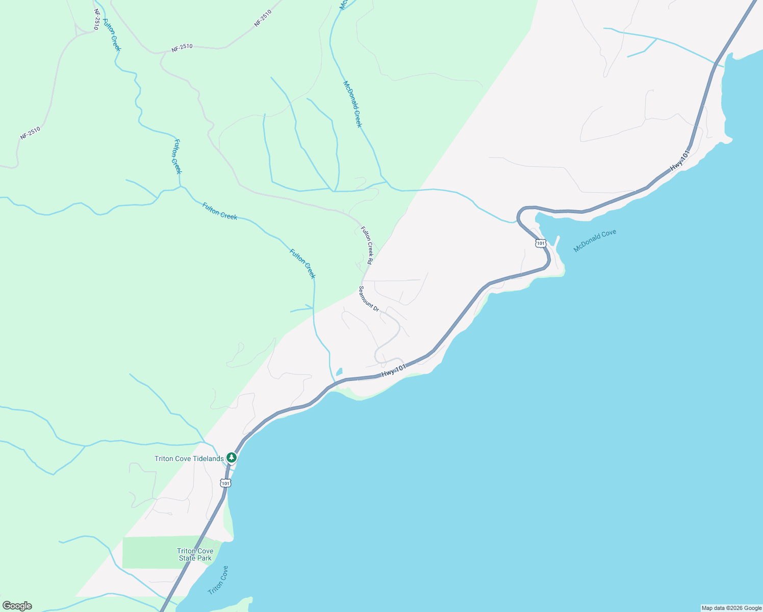 map of restaurants, bars, coffee shops, grocery stores, and more near 411 Seamount Drive in Brinnon