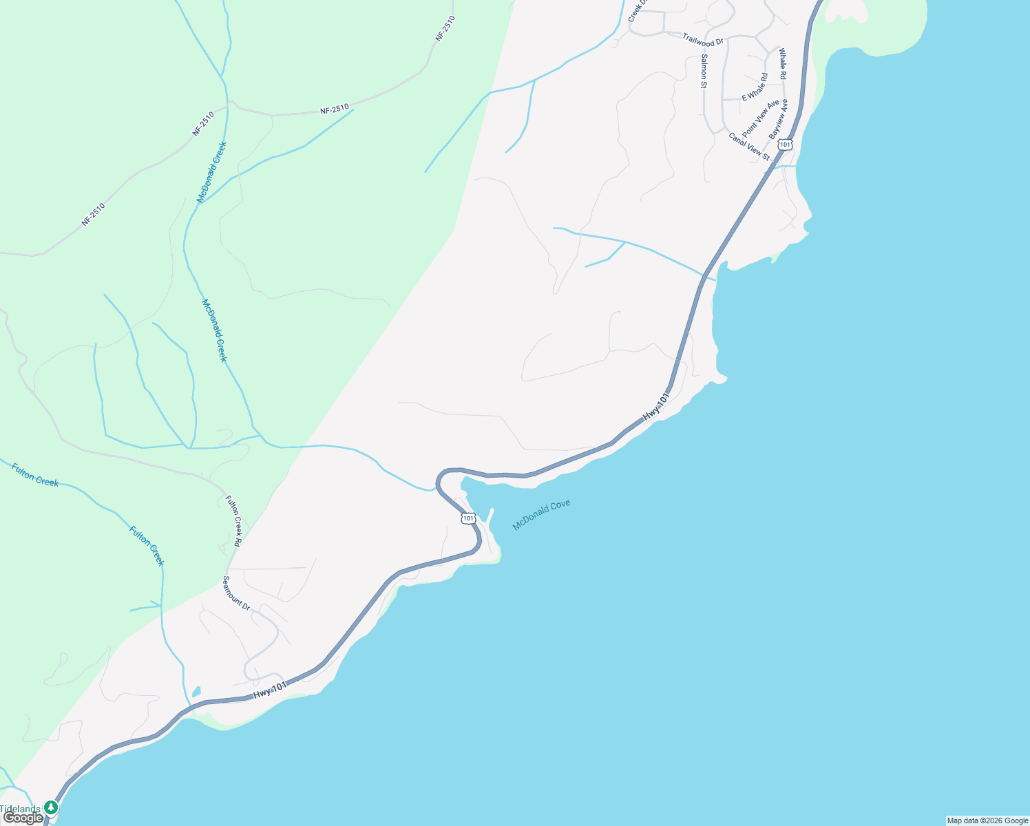 map of restaurants, bars, coffee shops, grocery stores, and more near Yashi Road in Brinnon